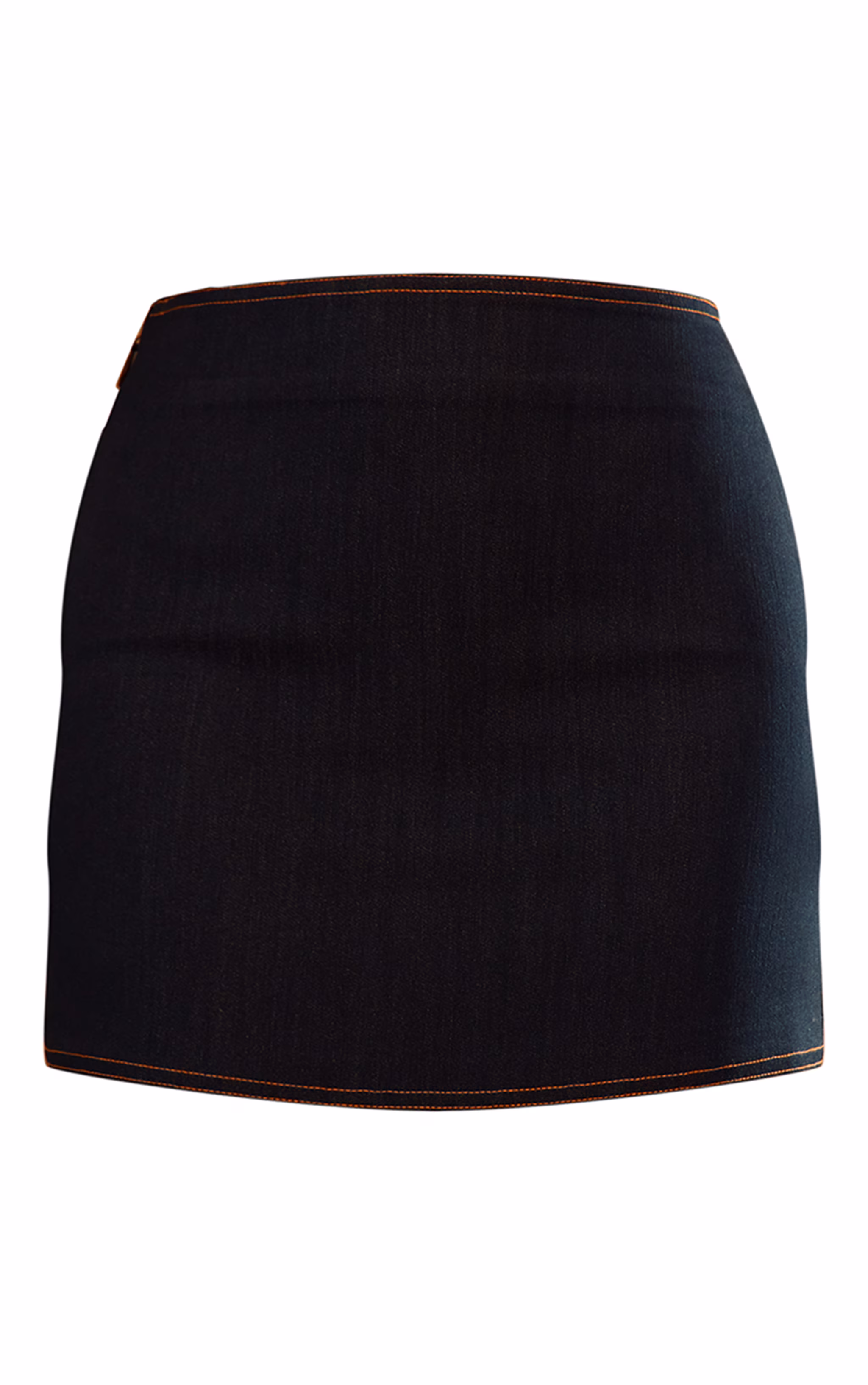 PLT Label Denim Blue Tailored Micro Mini Skirt