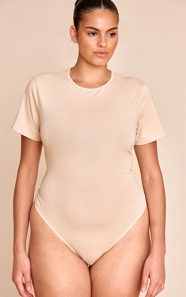 Plus Stone Cap Sleeve Bodysuit