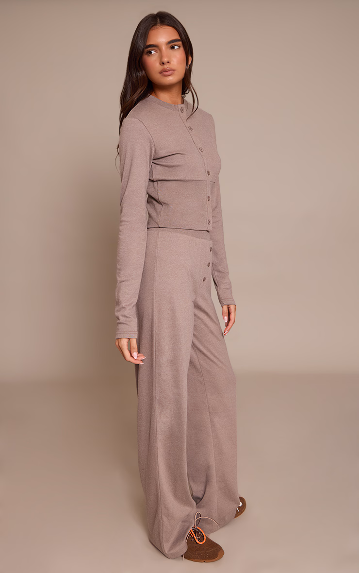 Mushroom Super Soft Wide Leg Pants