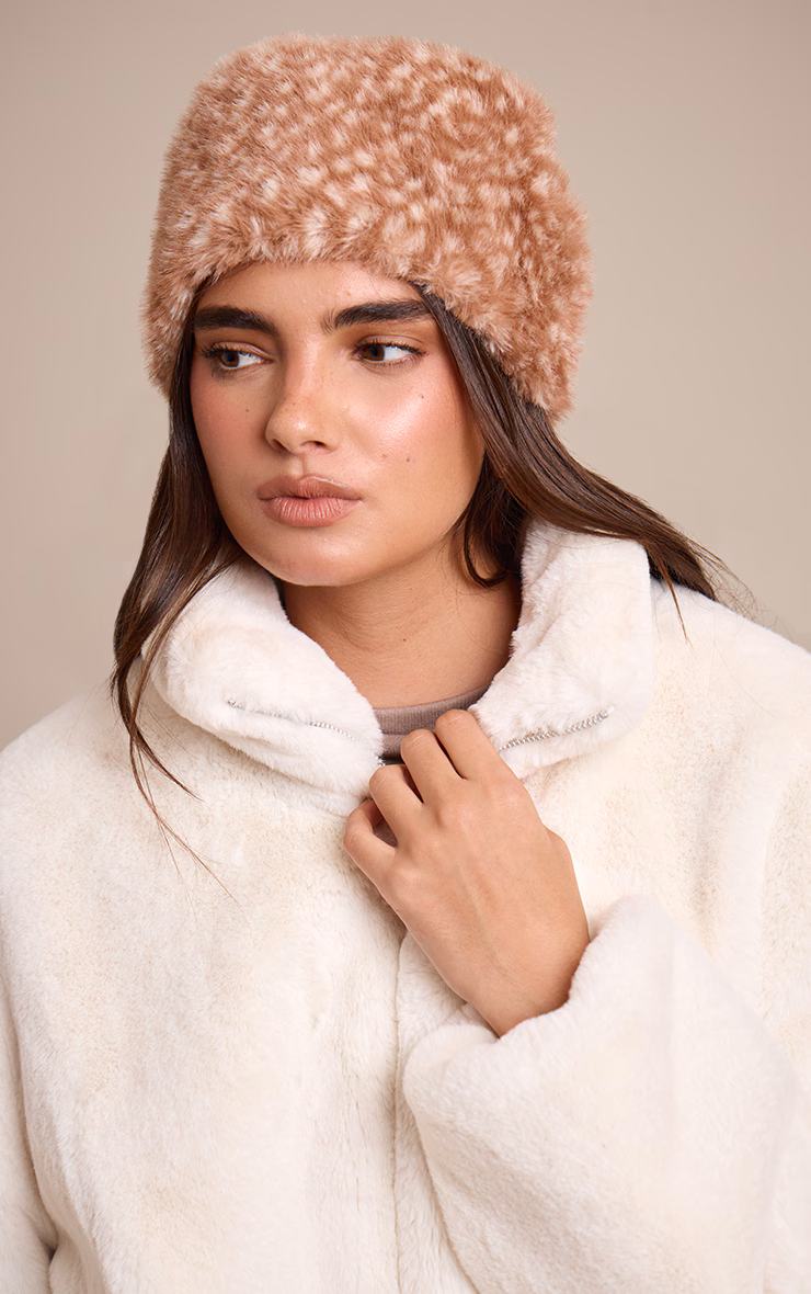 Deer  Faux Fur Hat