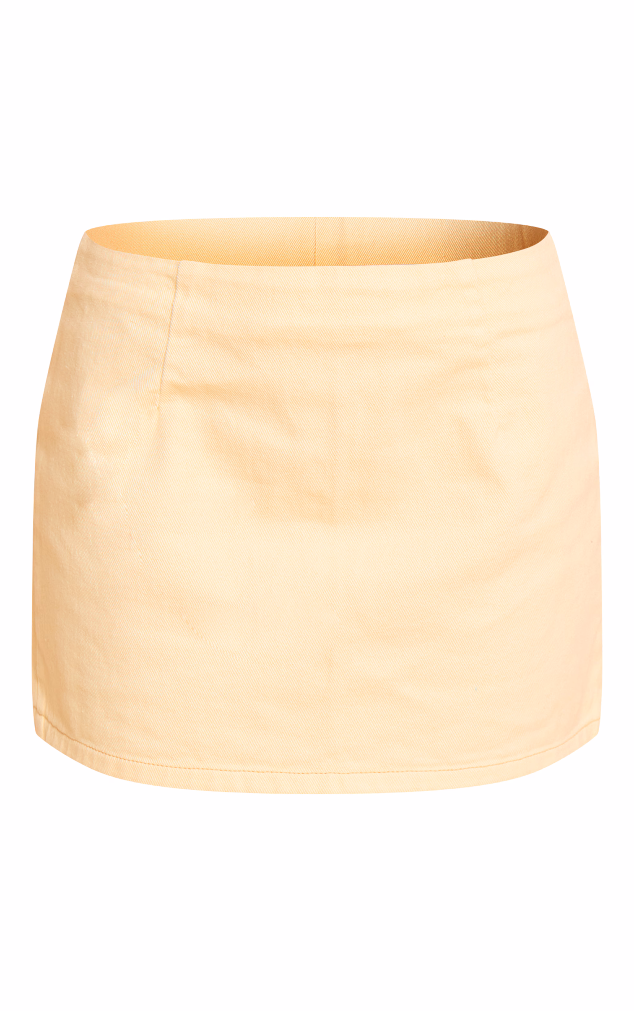 Petite Almond Denim Mini Skirt