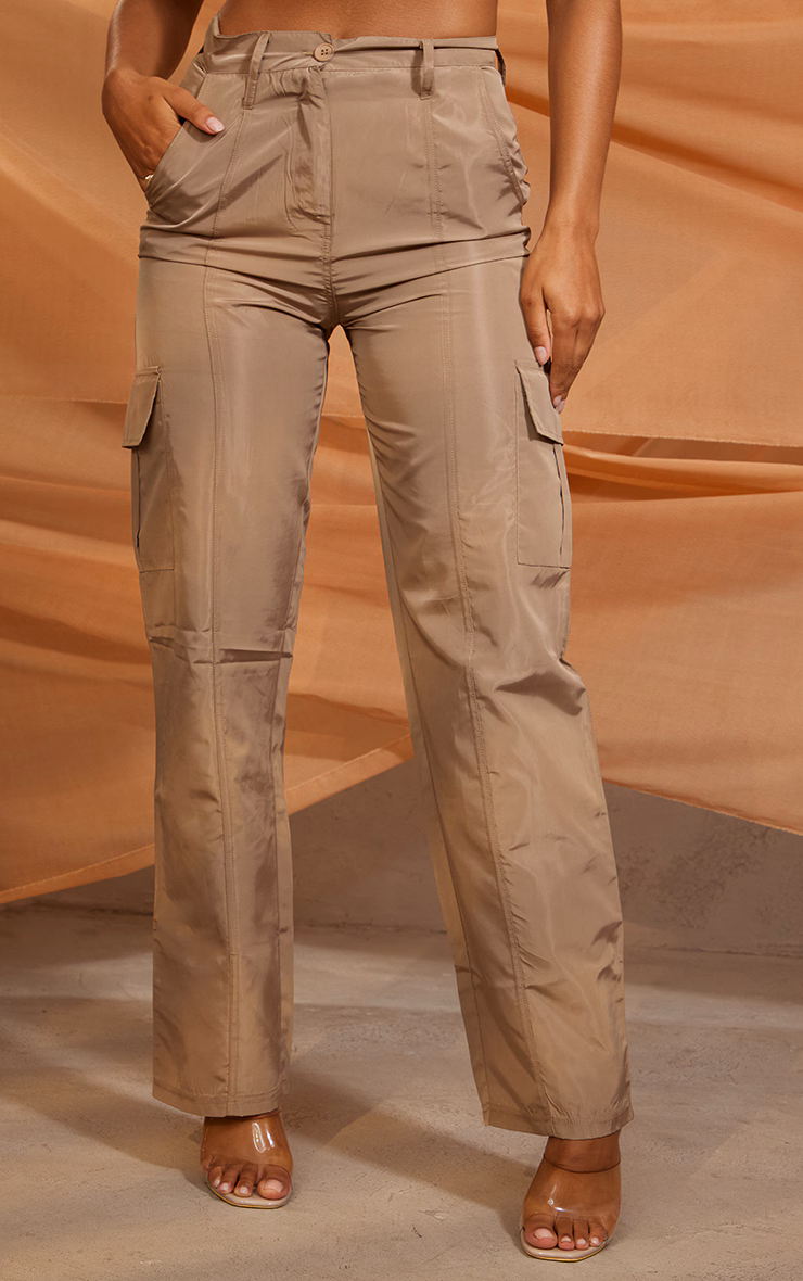 Mocha Lightweight Pocket Cargo Pants
