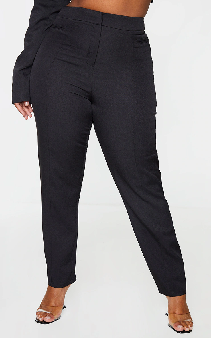 Plus Black Avani Suit Pants