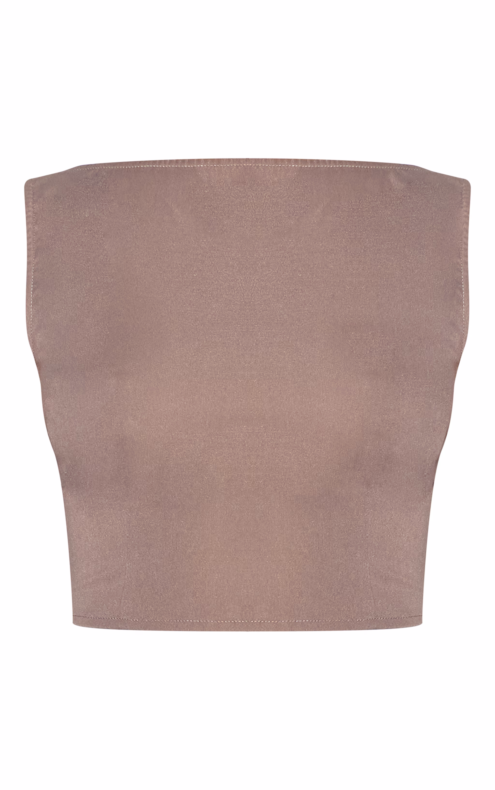 Mushroom Scoop Back Crop Top