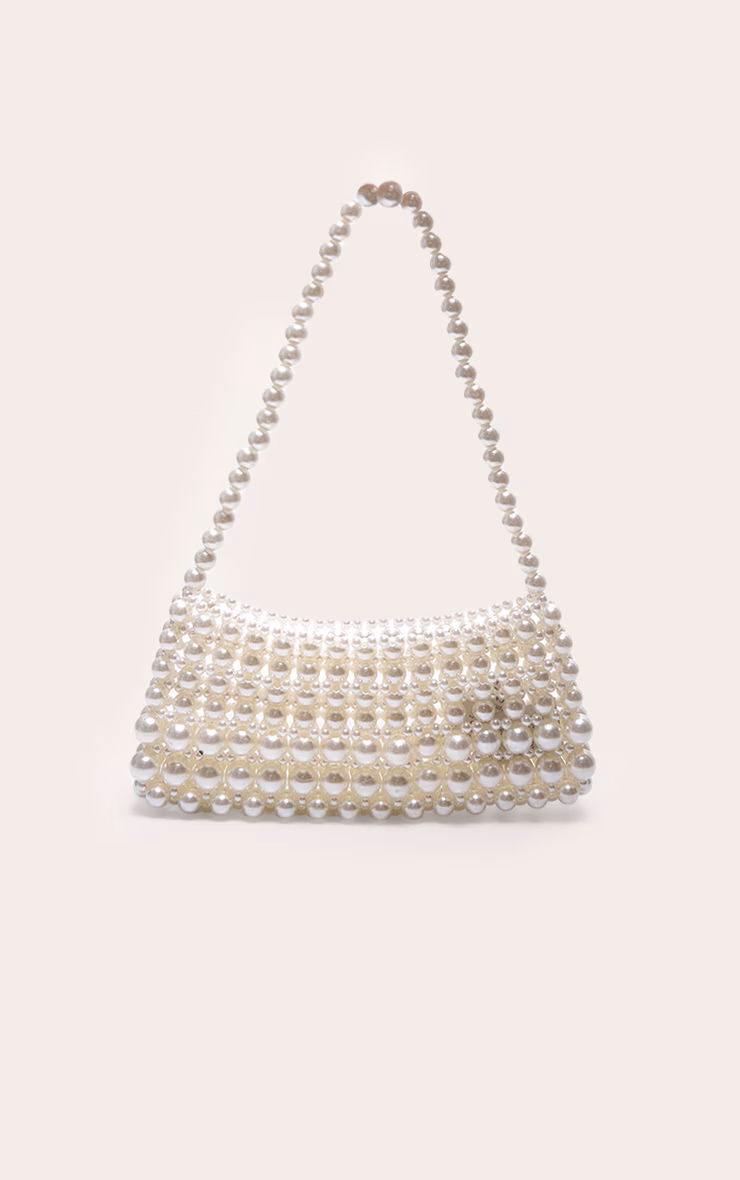 White Pearl Shoulder Bag