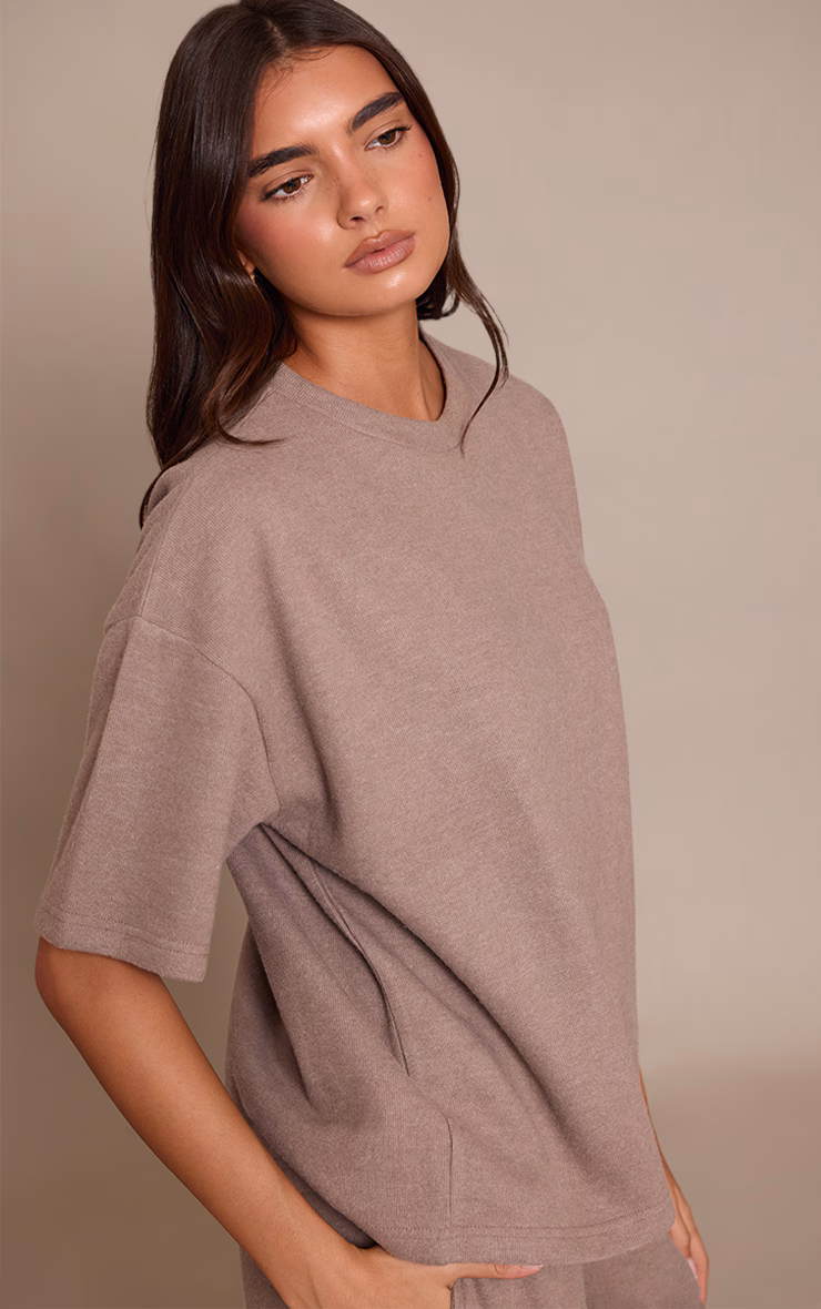 Mushroom Soft Touch Boxy T-shirt