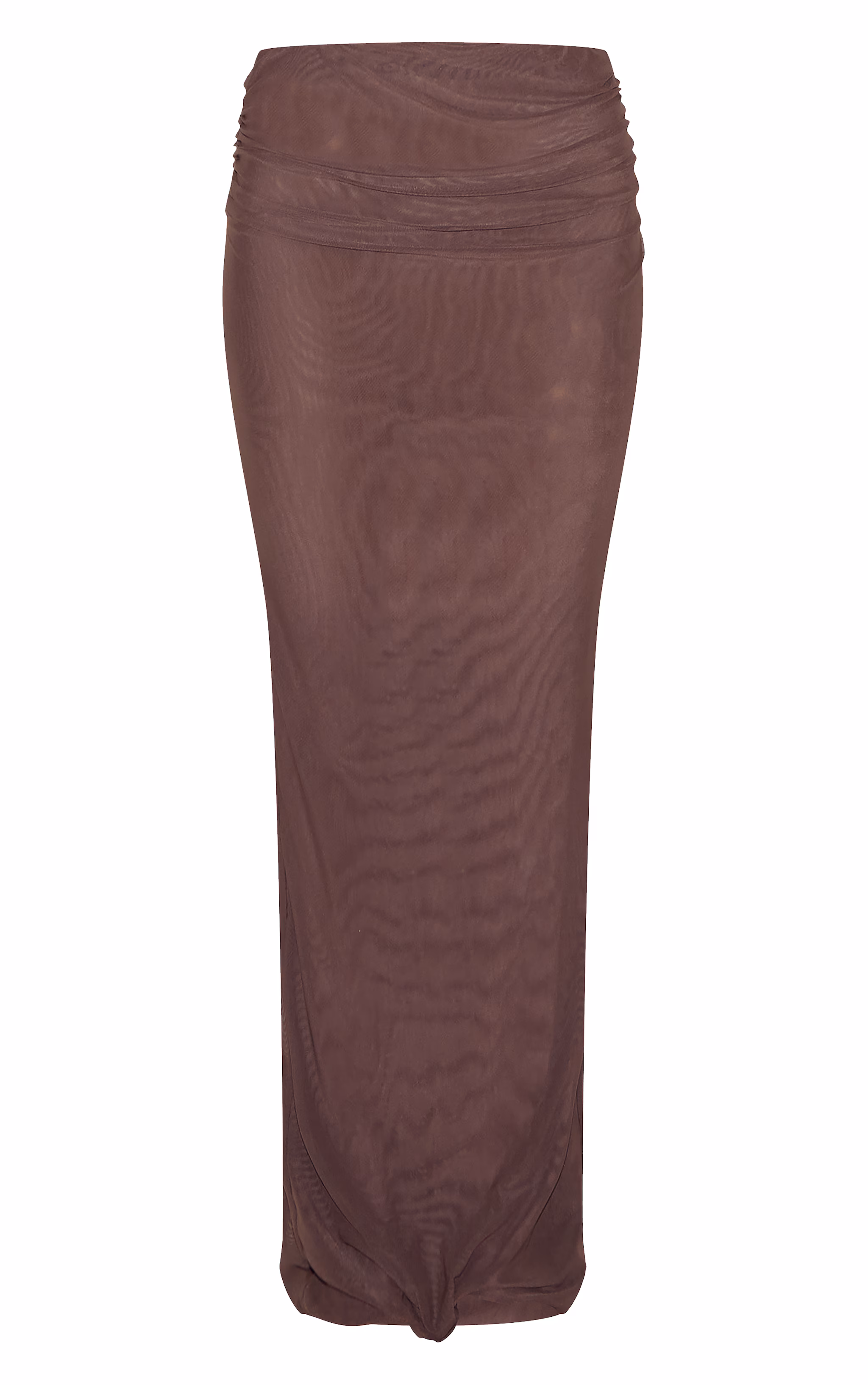 Mushroom Mesh Maxi Skirt