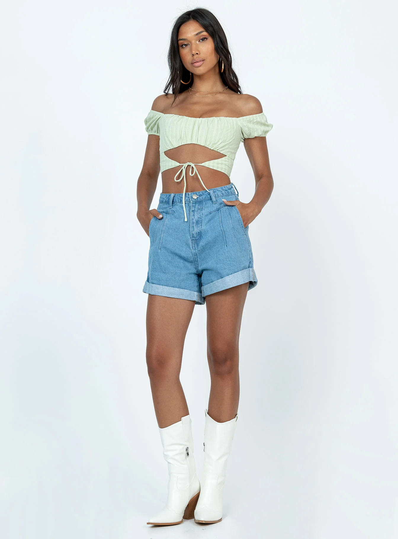 Lennox Denim Shorts Denim