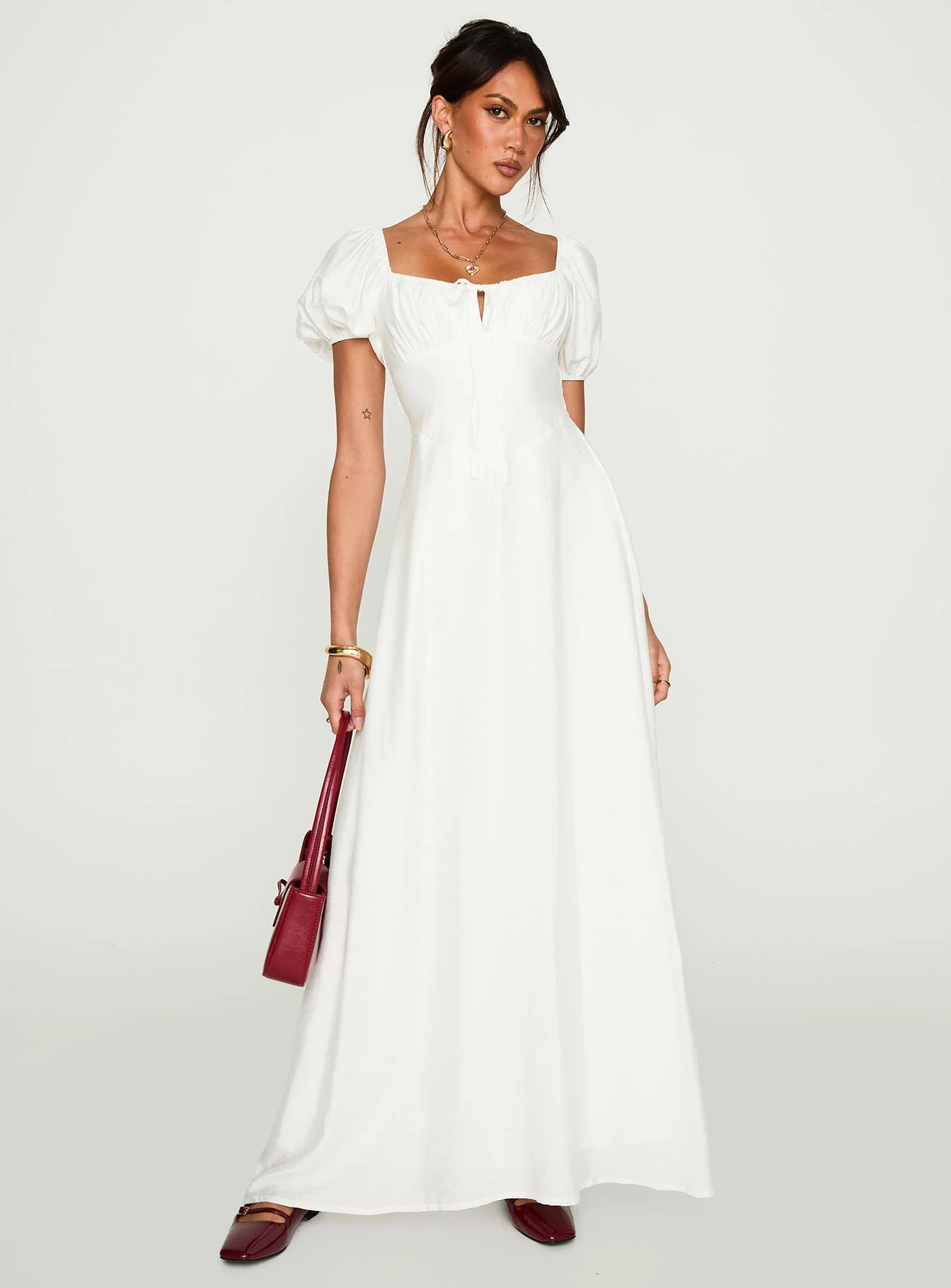 Summer Song Maxi Dress White