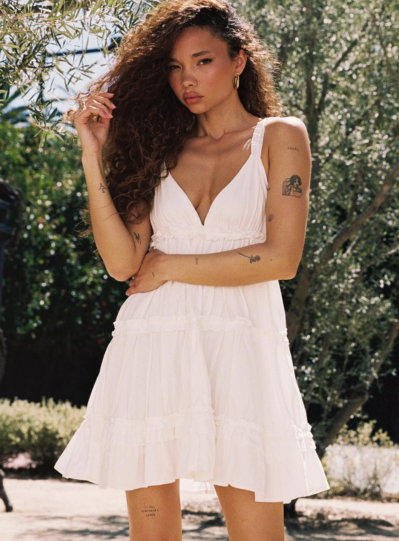 Romeo Mini Dress White