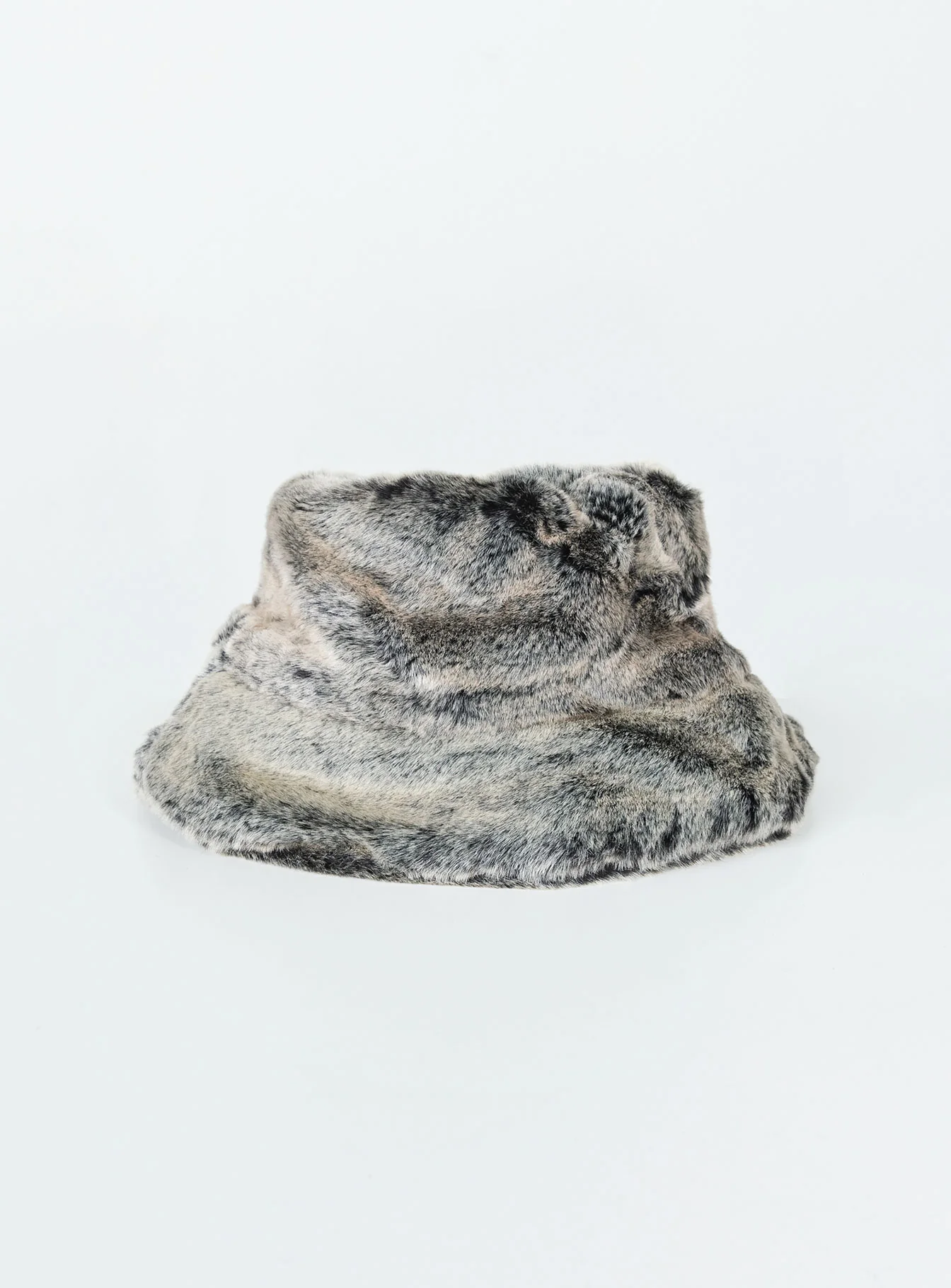Delvey Fluffy Hat Grey
