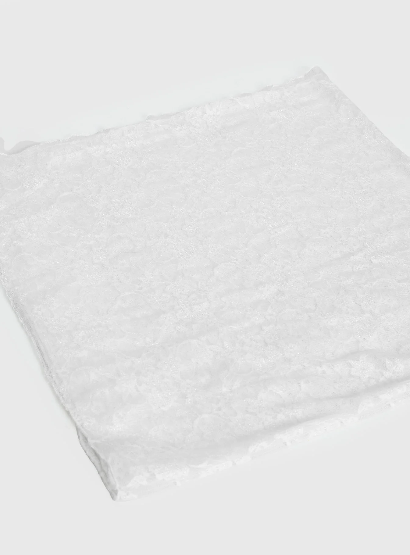 Nellie Scarf White Lace