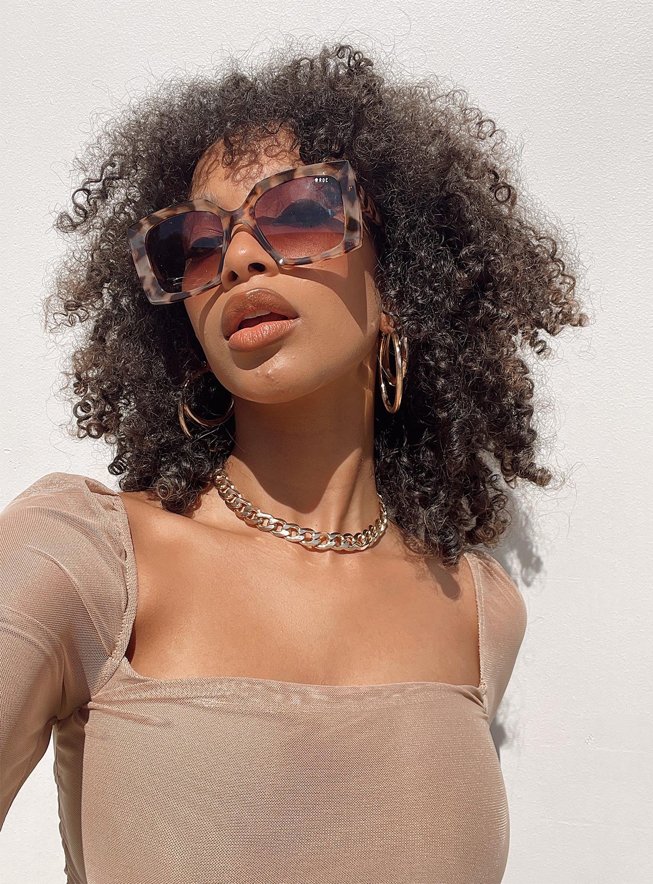 Forbidden Love Sunglasses Milky Tort