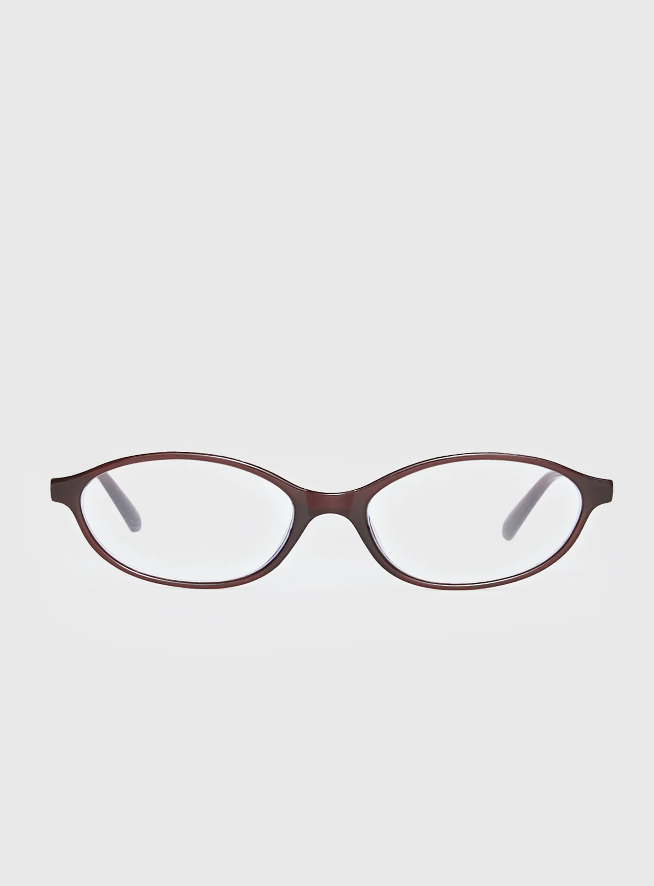 Life Begins Blue Light Glasses Brown