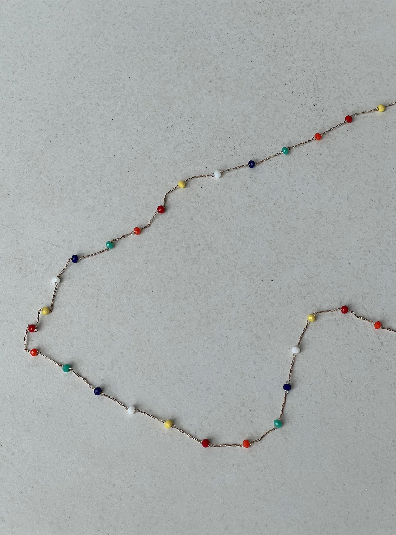 Sundown Beaded Belt Gold Multi