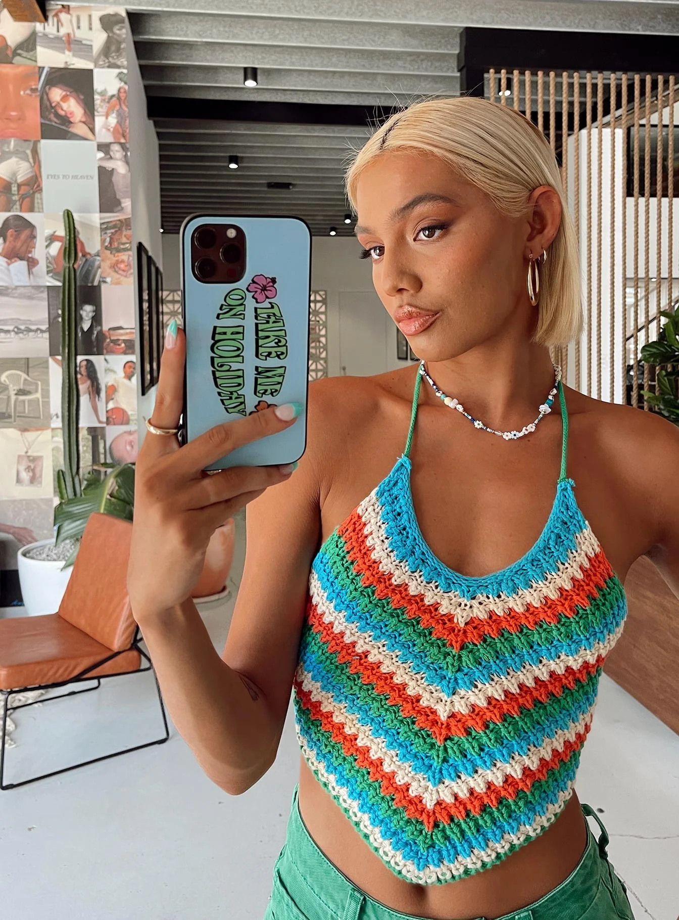 Take Me On Holiday iPhone Case