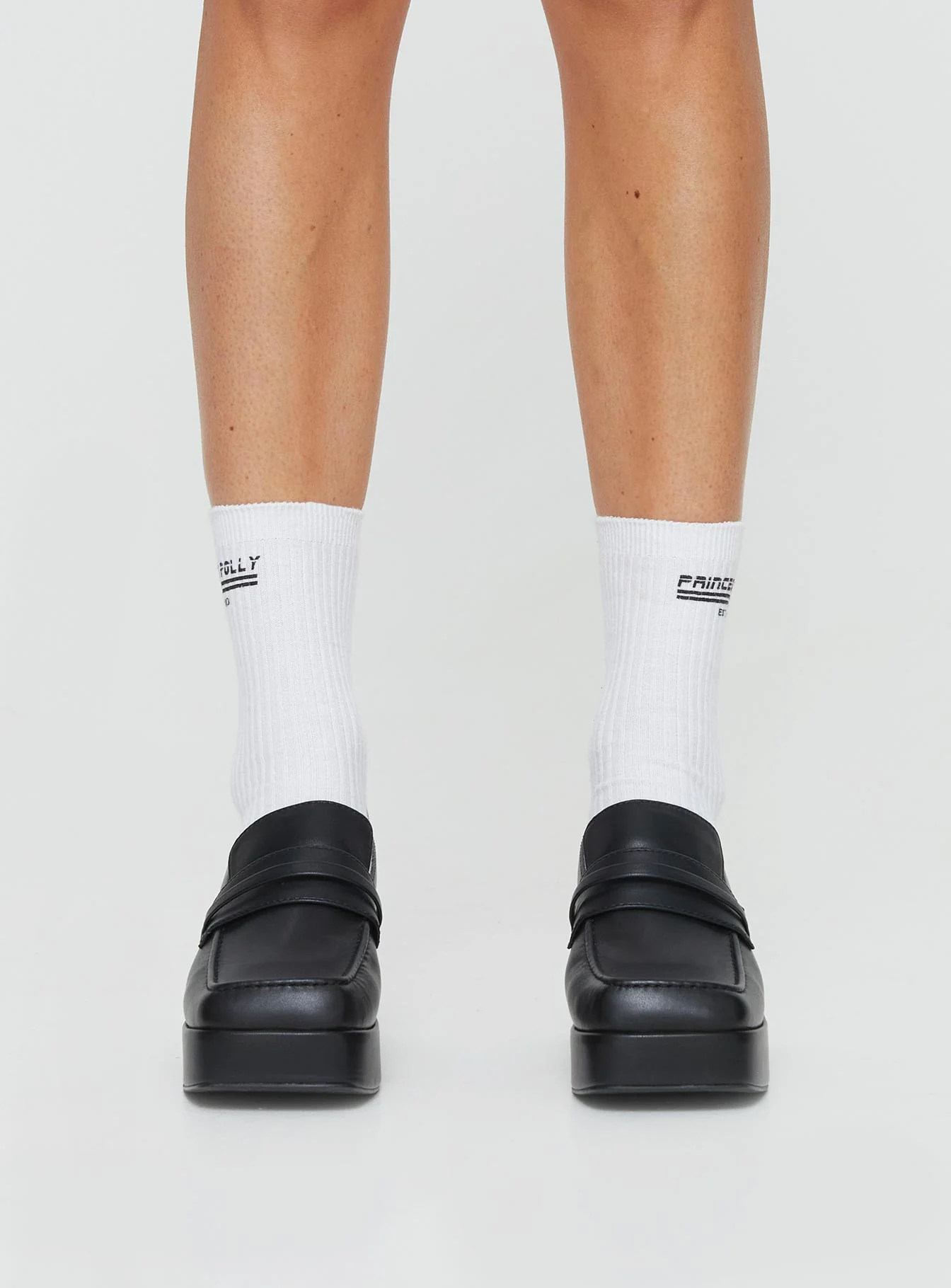 Mai Platform Loafers Black