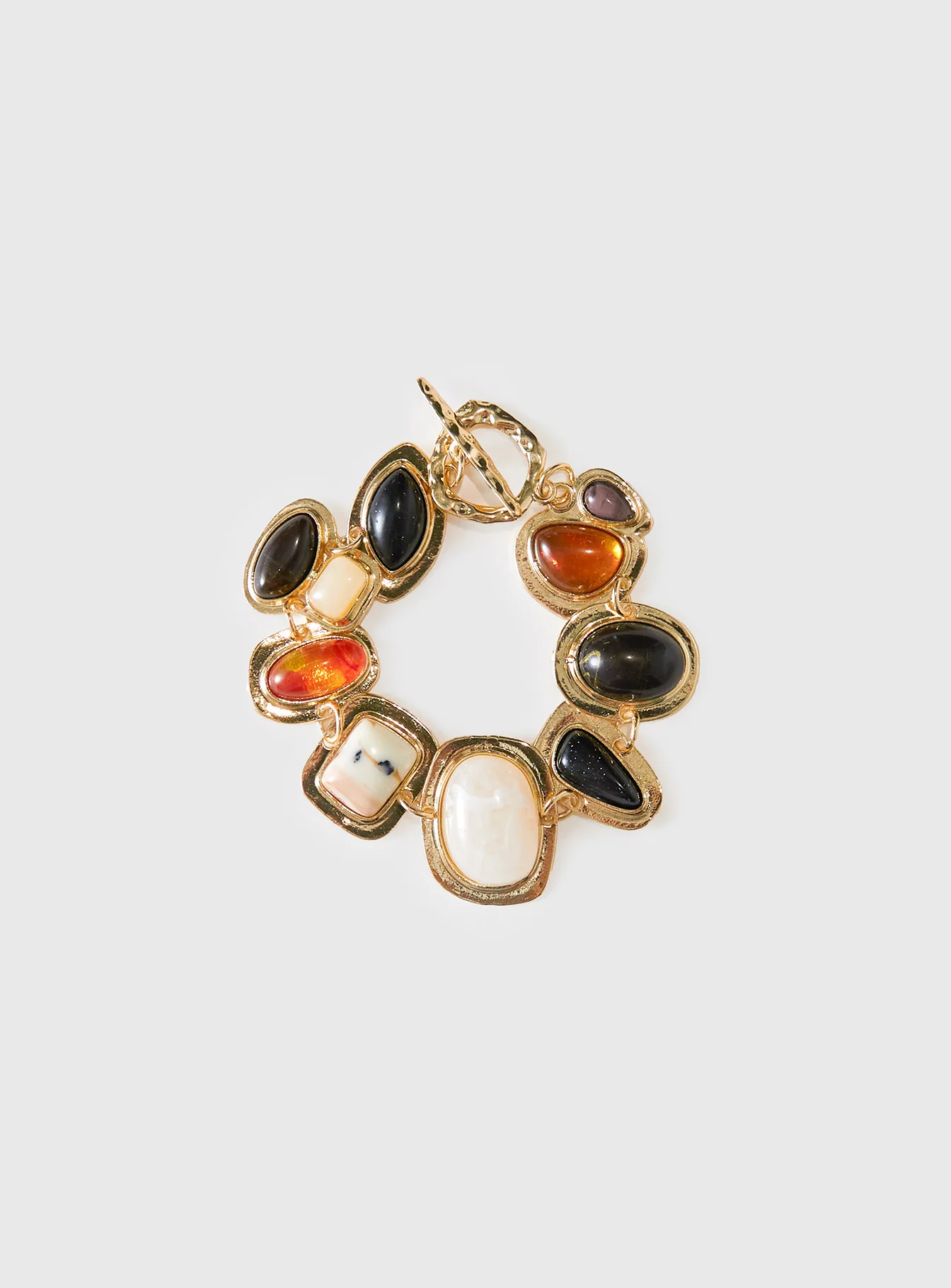 Show Off Gemstone Bracelet Gold
