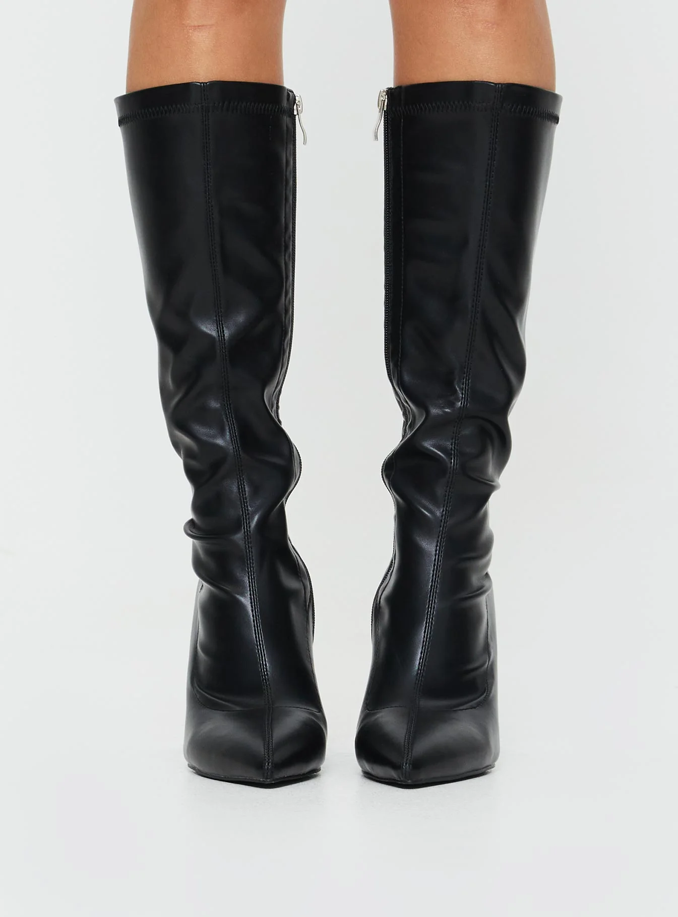 Vibe Knee High Boots Black