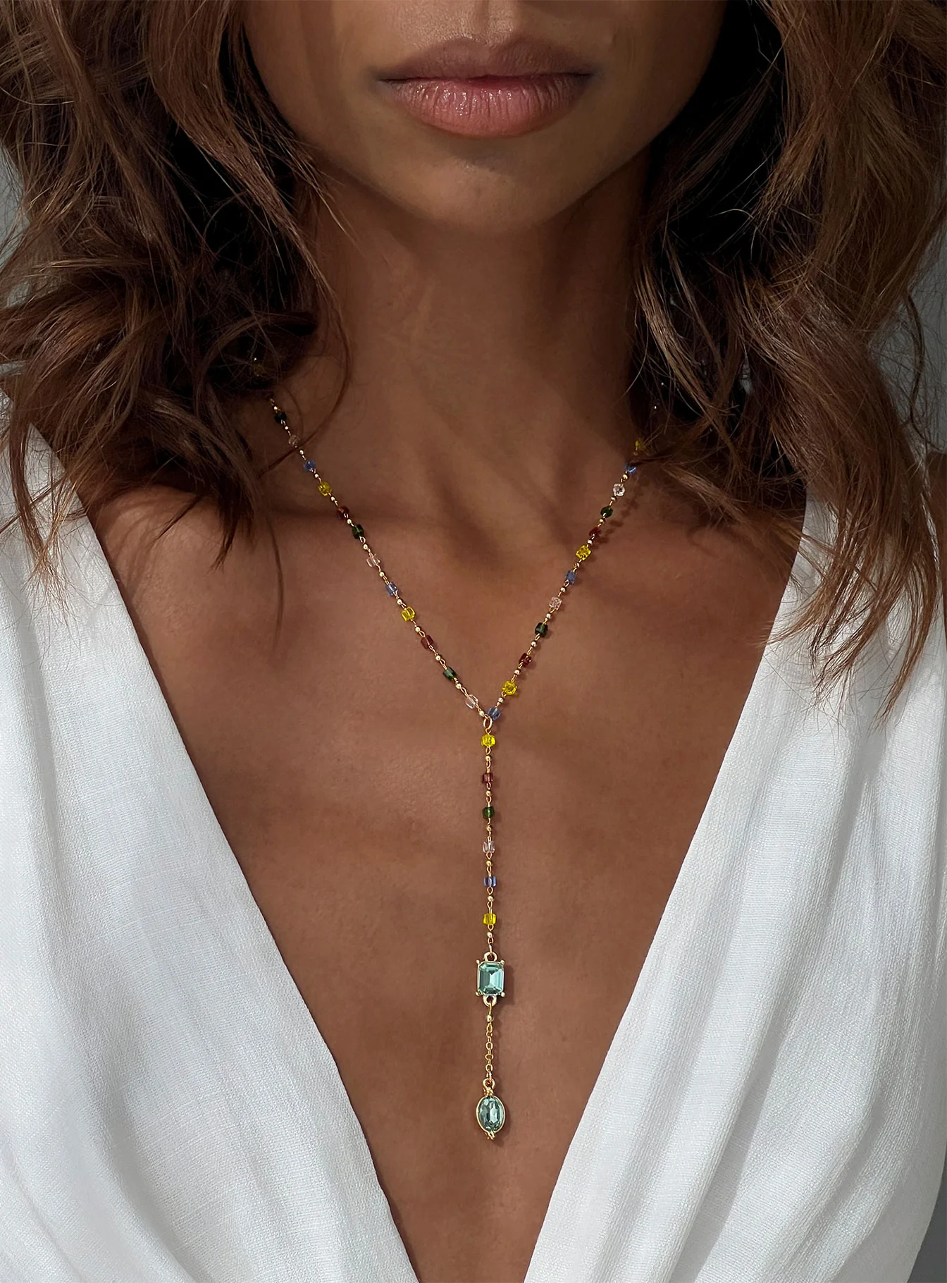 Chappell Y Necklace Gold