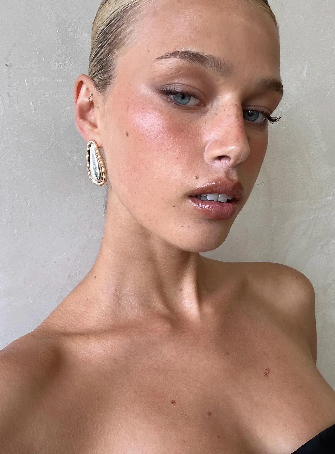 Natilee Teardrop Stud Earrings Multi