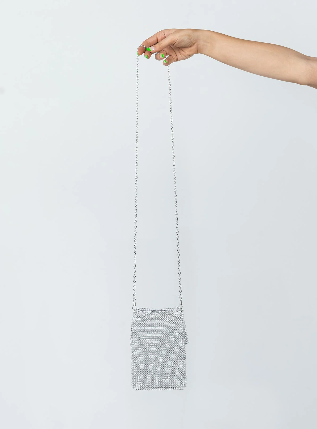 Larson Crossbody Mini Bag Silver