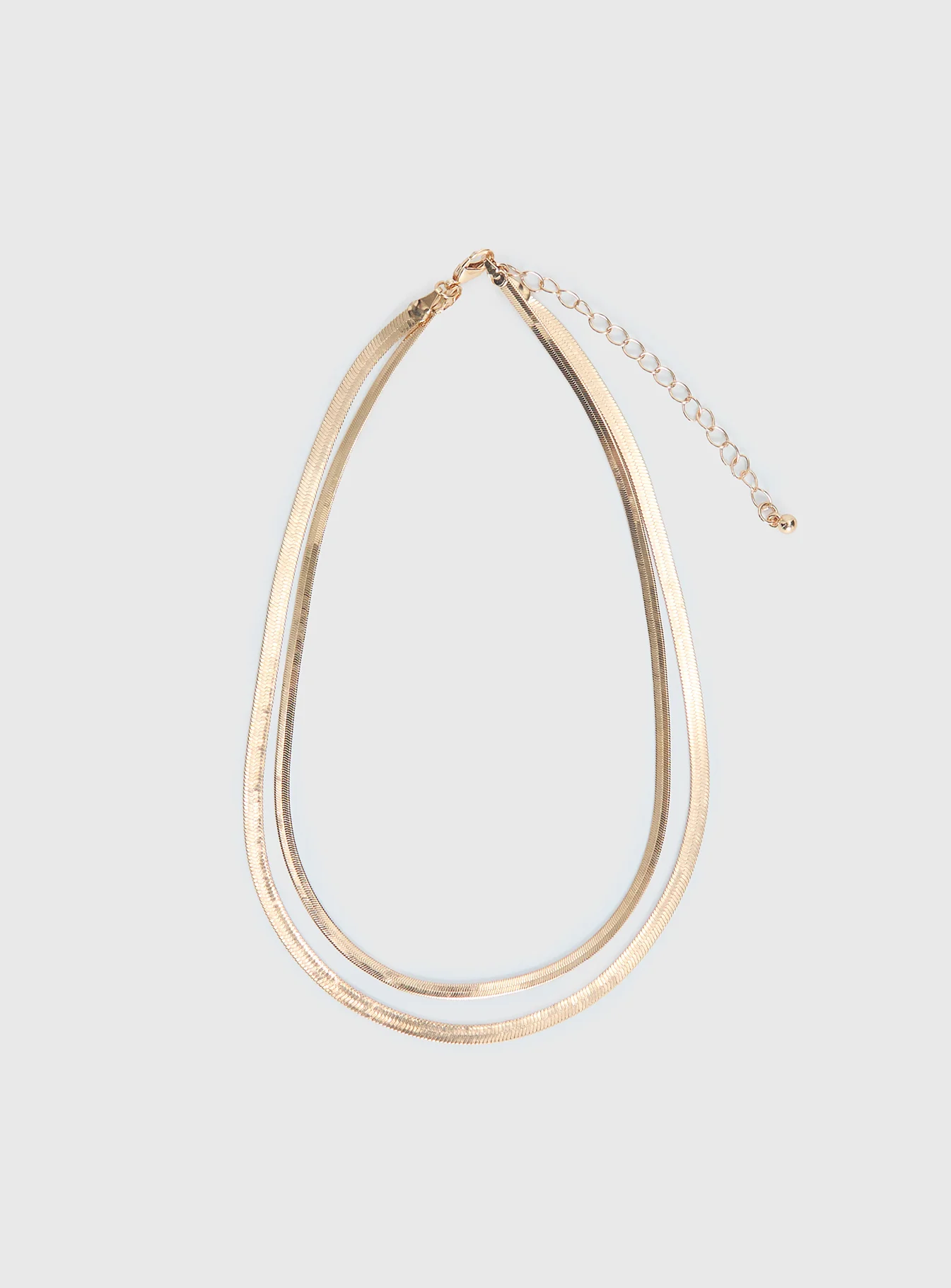 Follow Emotions Layered Necklace Gold