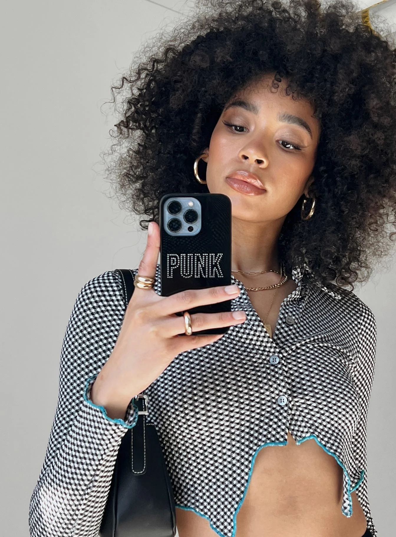 Punk iPhone Case Black