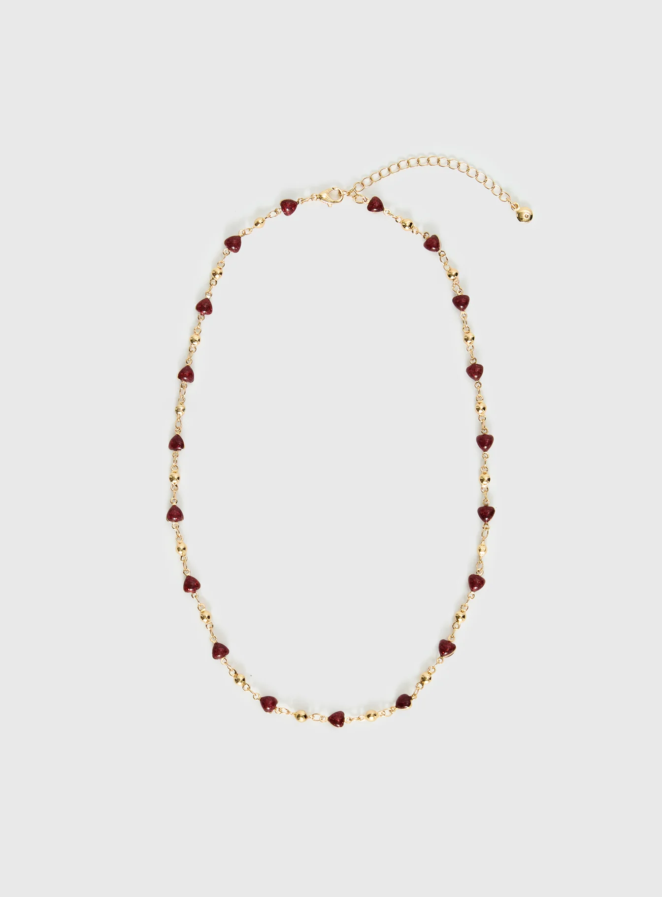 Daqiuri Necklace Gold / Red