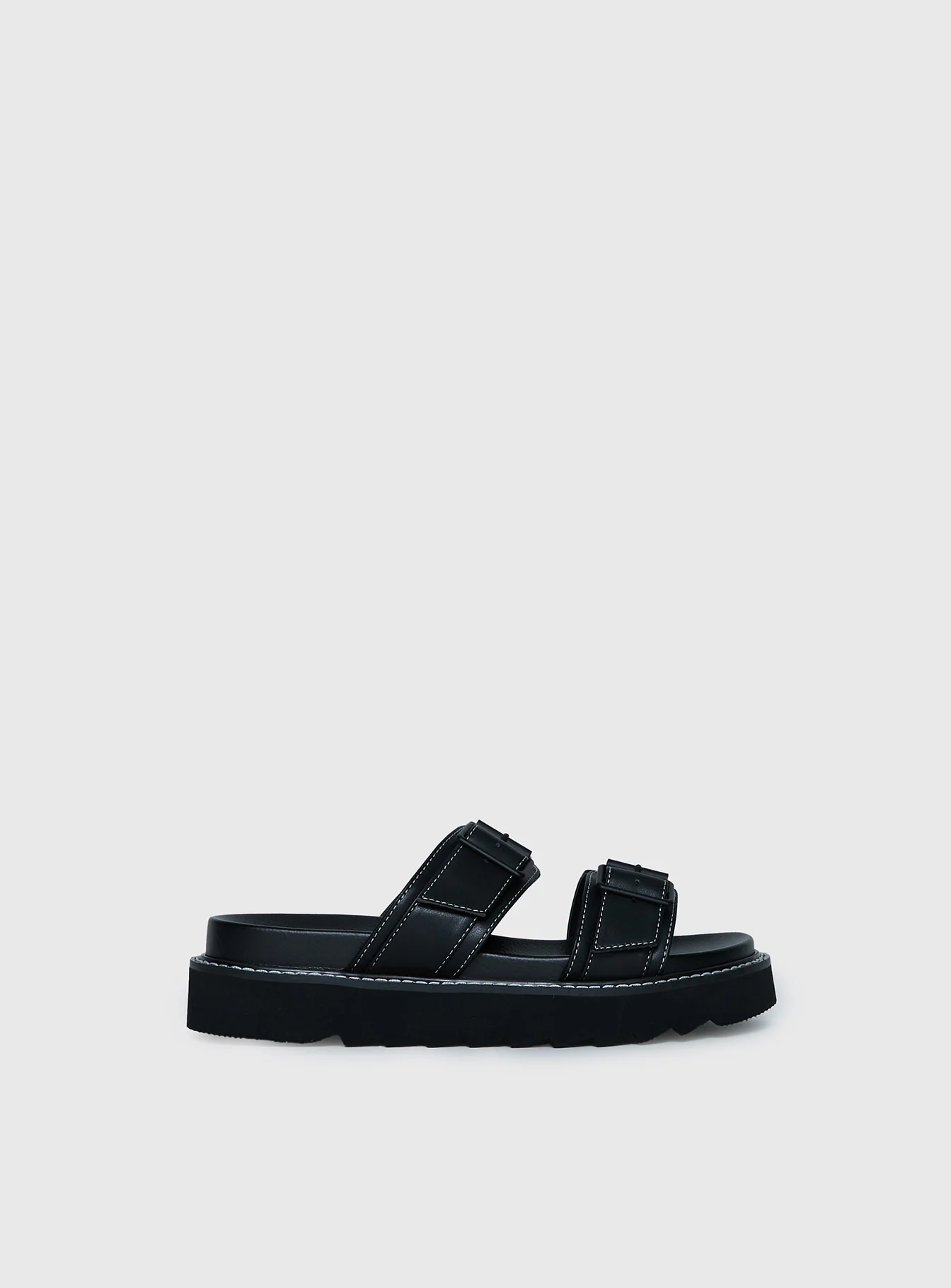 Ma Belle Sandals Contrast Stitch