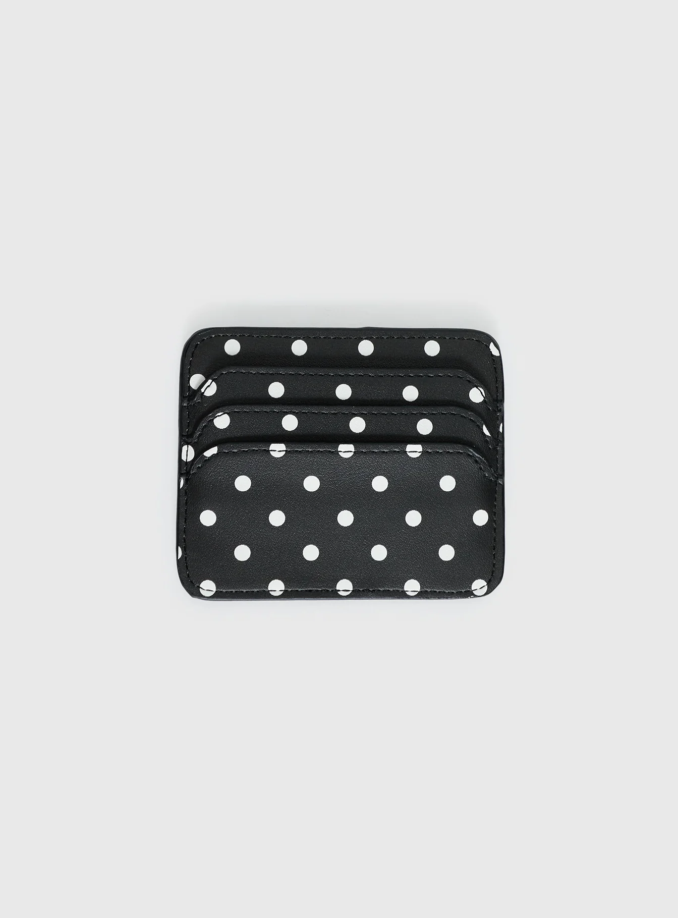 Kiss Of Life Cardholder Black Polka