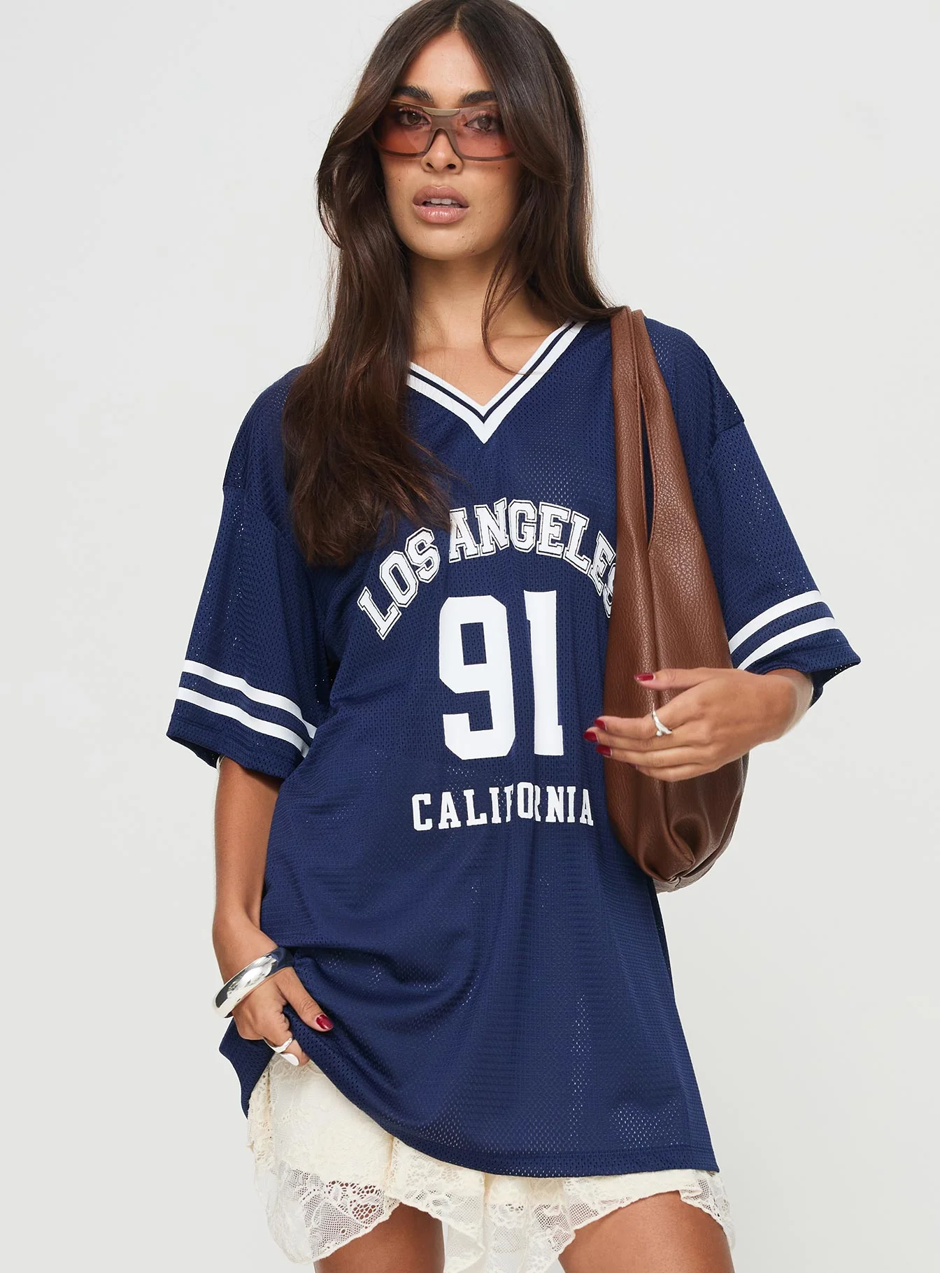Michail Jersey Dress Navy