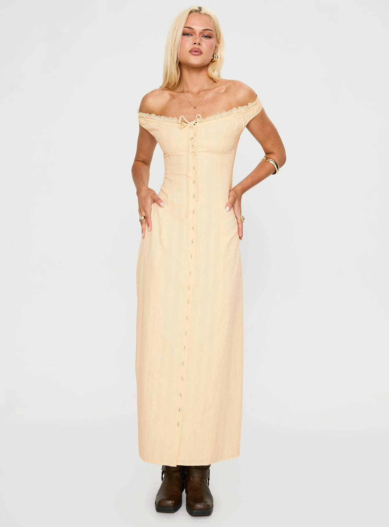 Bryar Maxi Dress Yellow