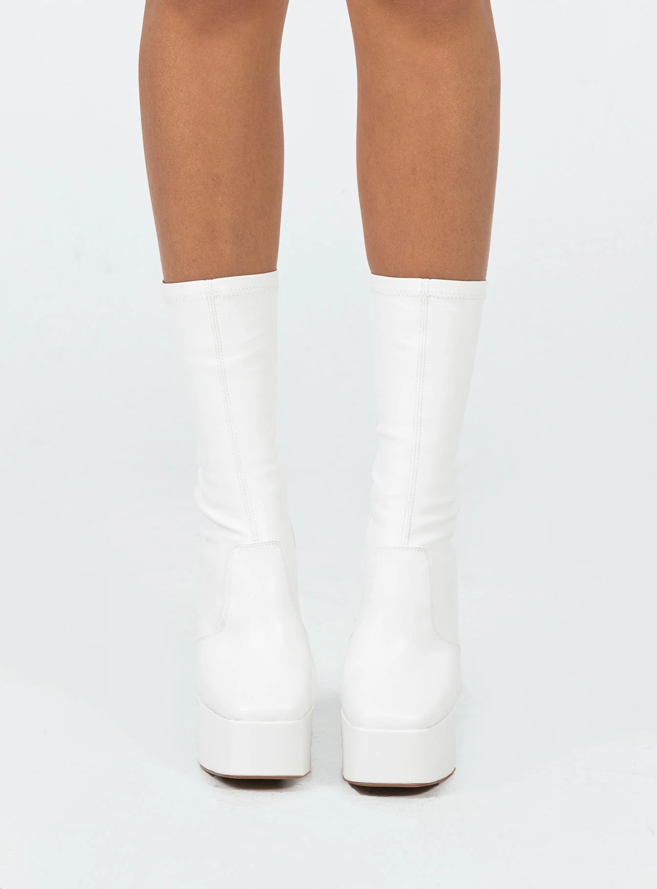 Windsor Smith Angelz Platform Boots Snow