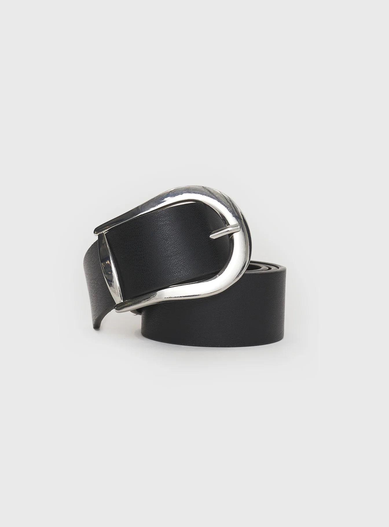 Breslin Belt Black / Silver