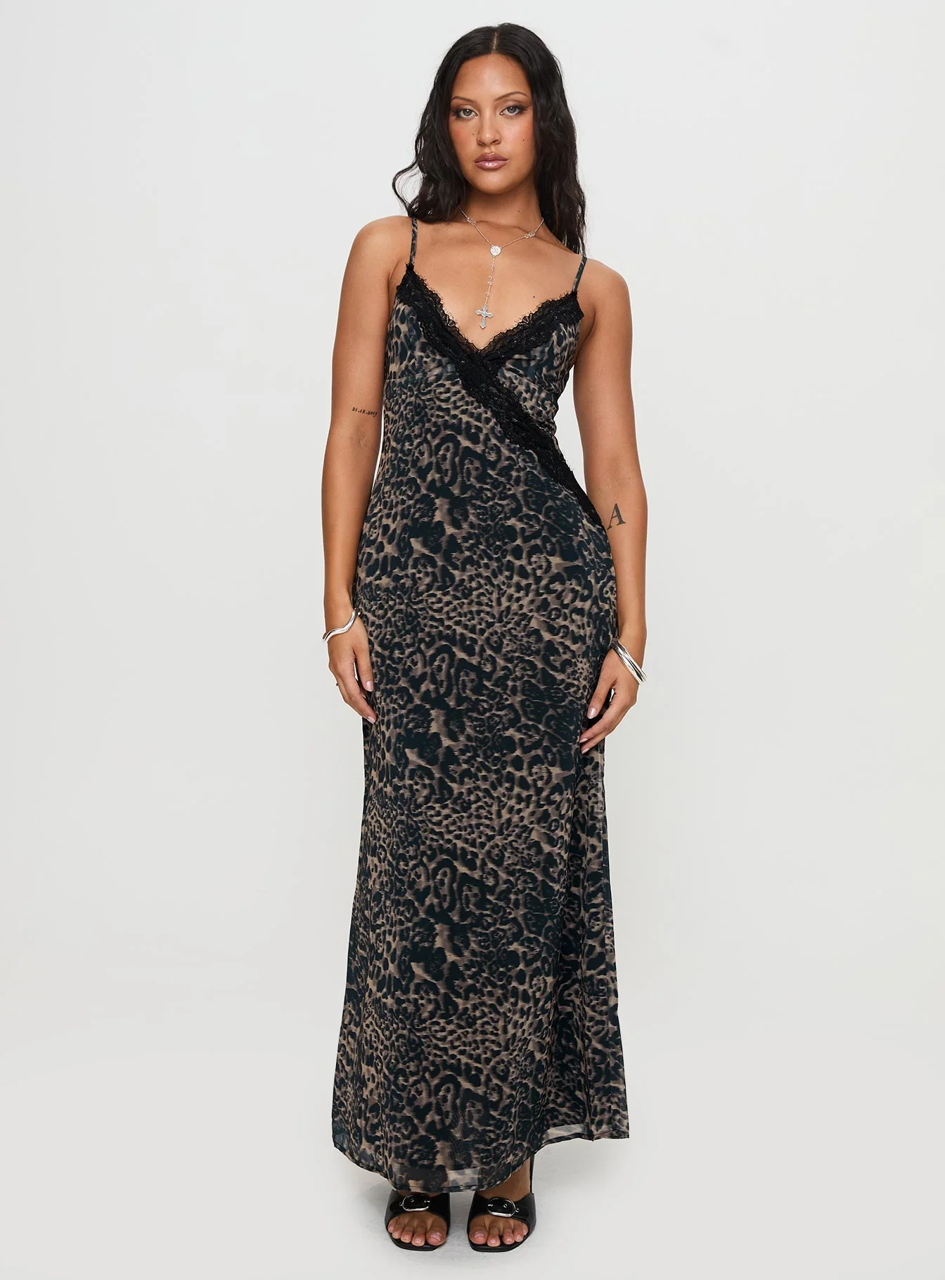 Rosalba Maxi Dress Leopard