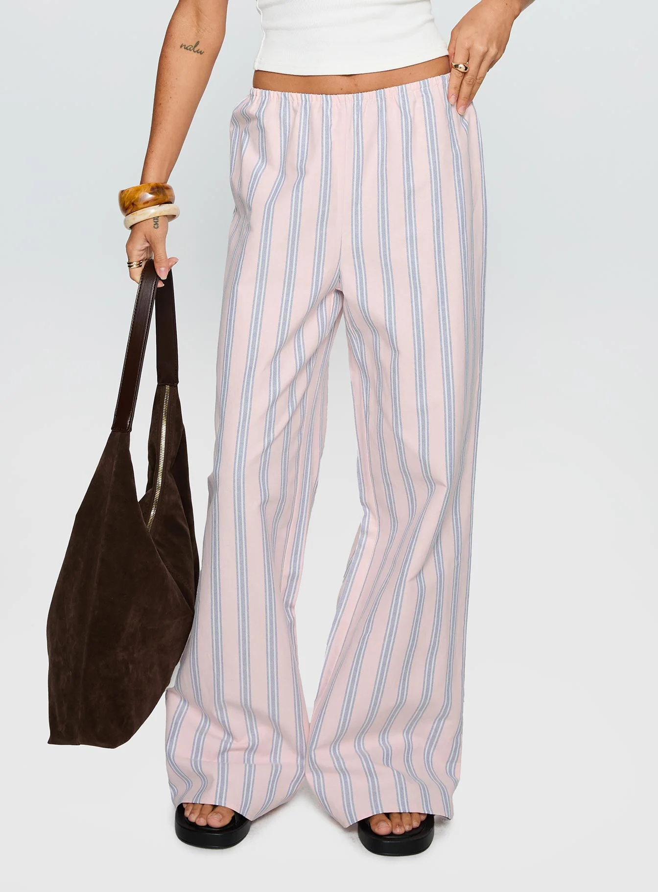 Limestone Pants Pink Multi