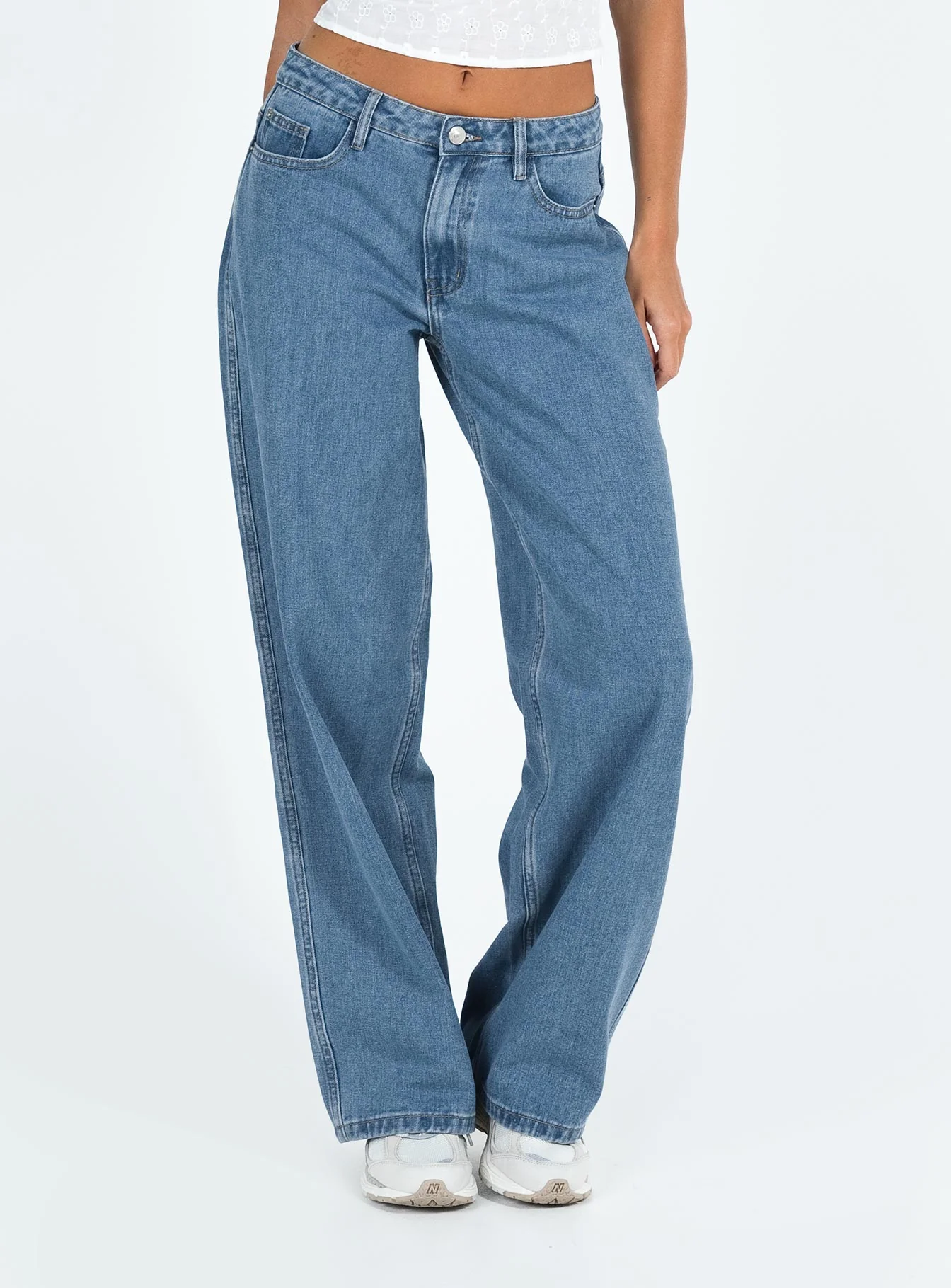 Maryanne Mid Rise Relaxed Jeans Mid Wash Denim Tall