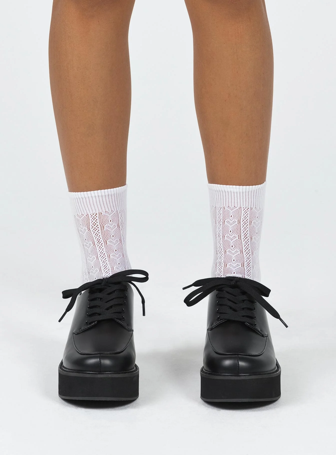 Emersen Platform Flats Black