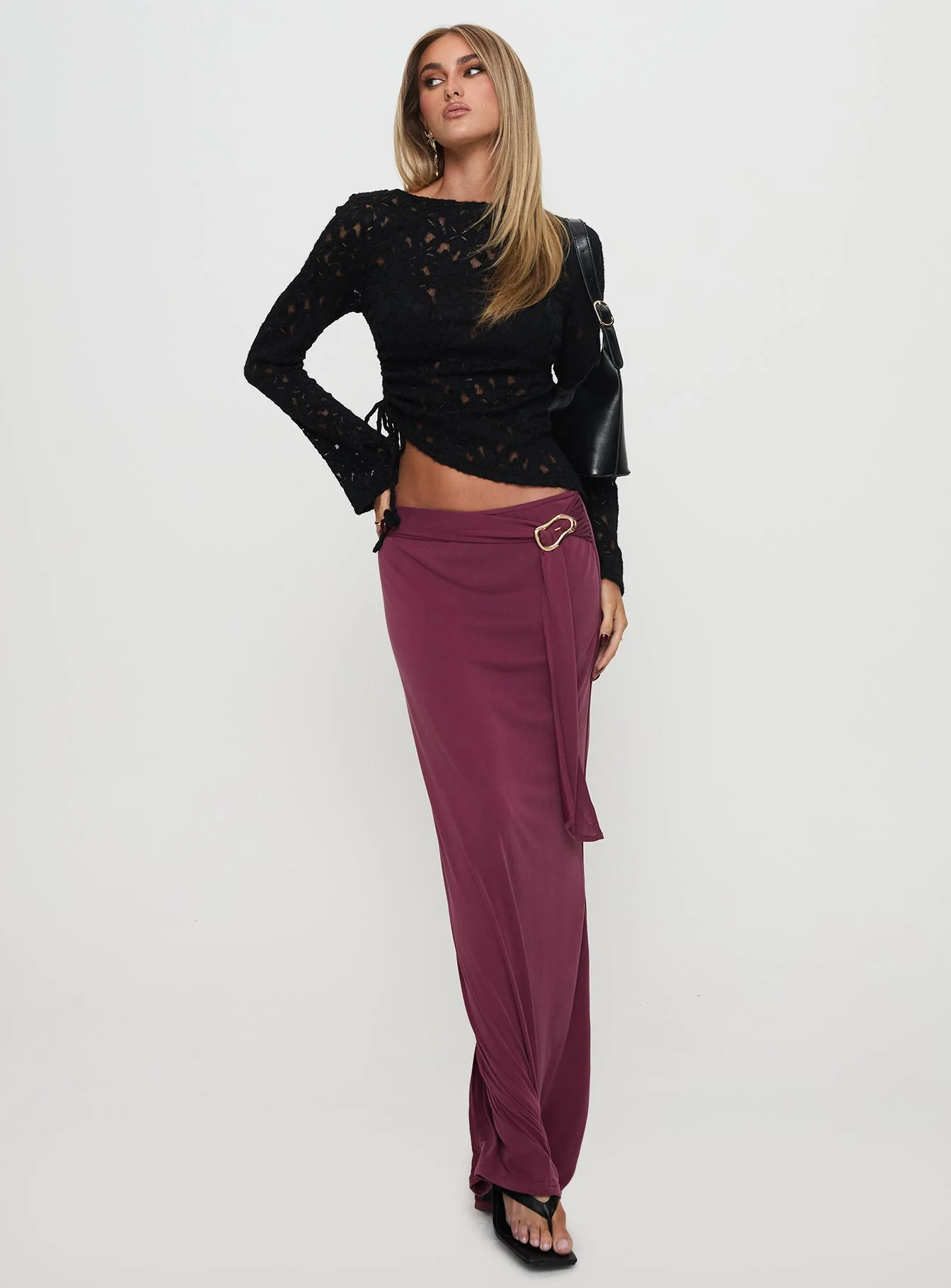 Sensua Long Sleeve Top Black