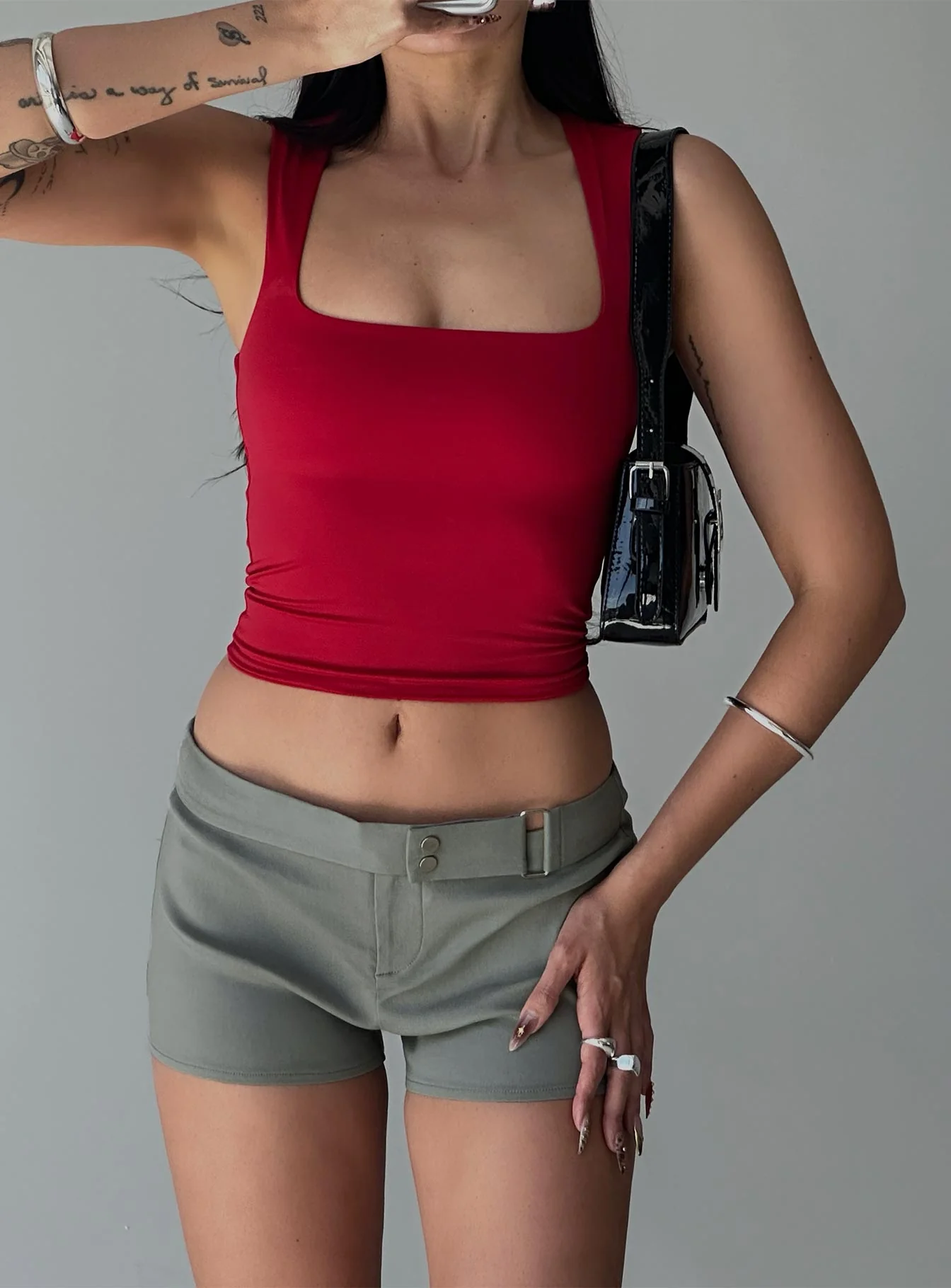 Back In Time Top Red