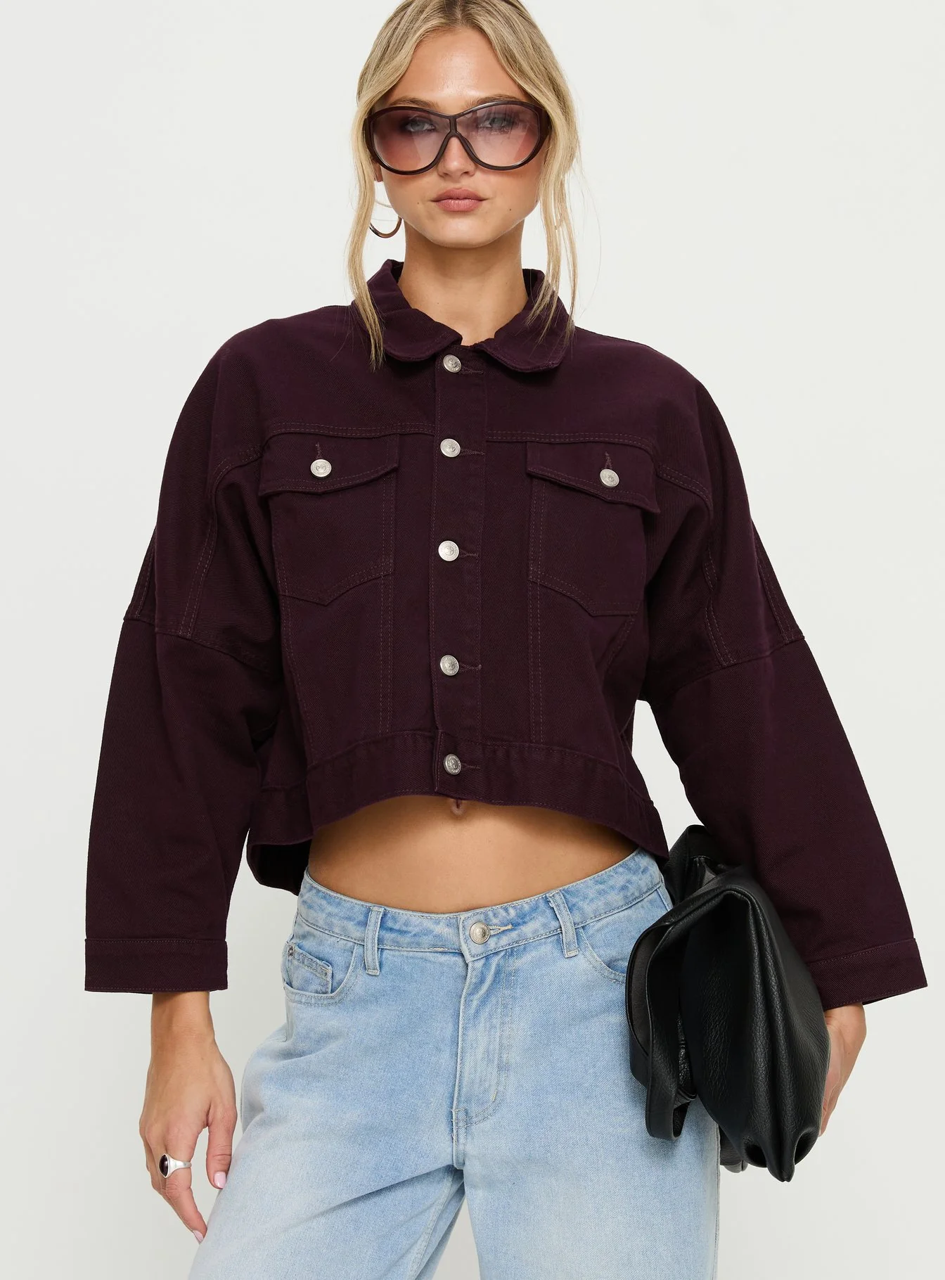 Hughes Denim Jacket Currant