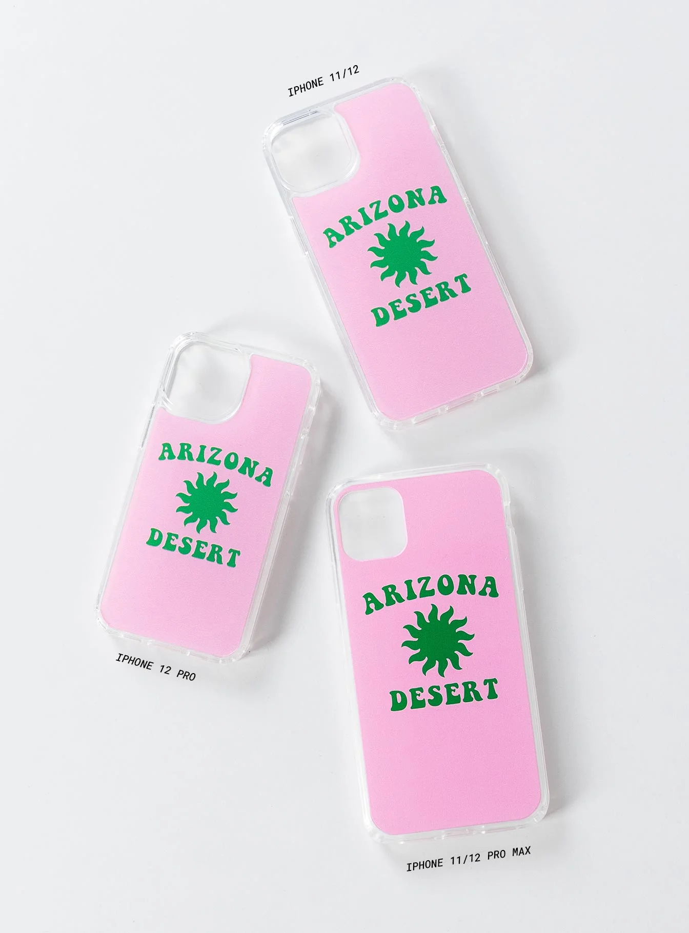Arizona Desert iPhone Case Pink / Green