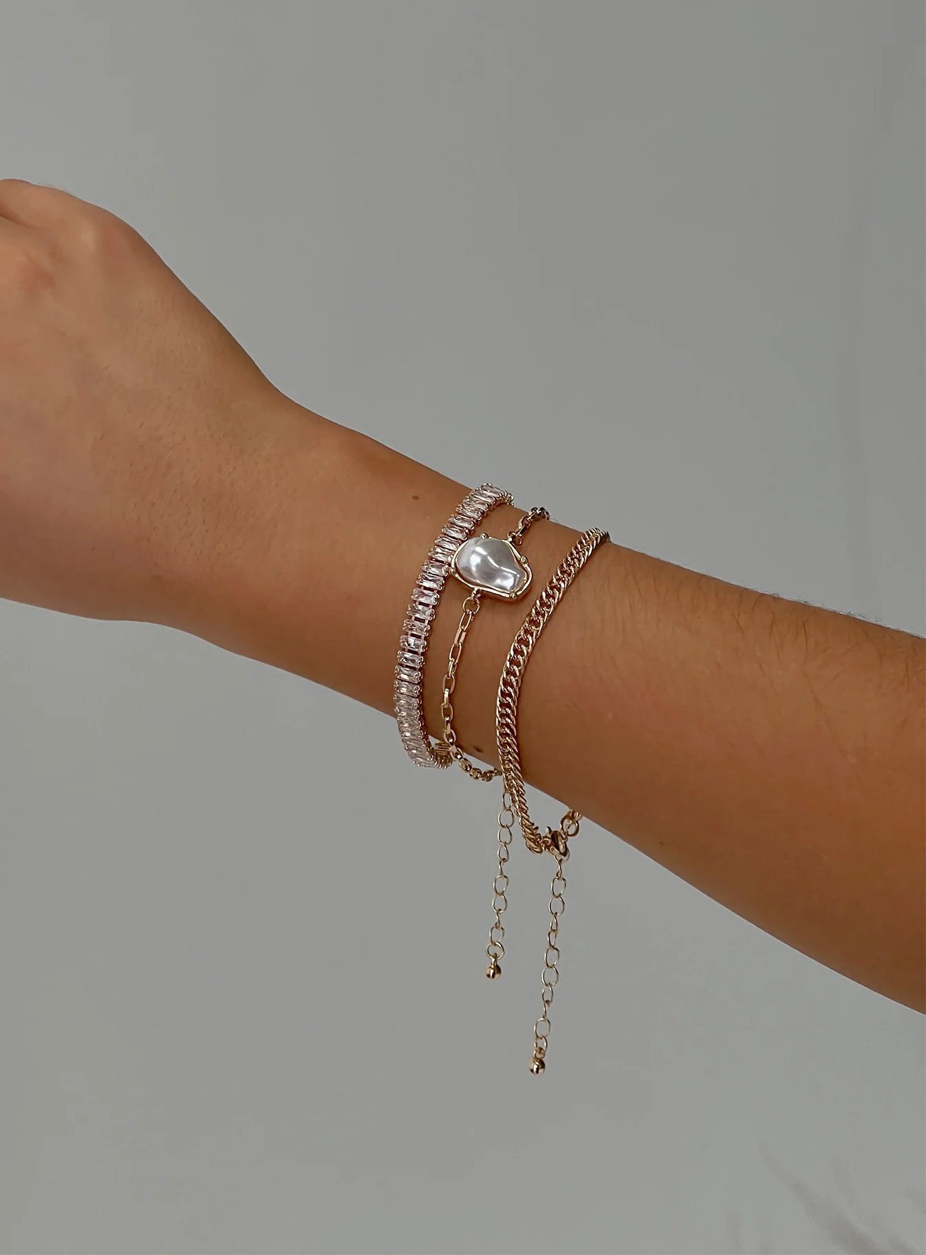 Mollee Bracelet Pack Gold