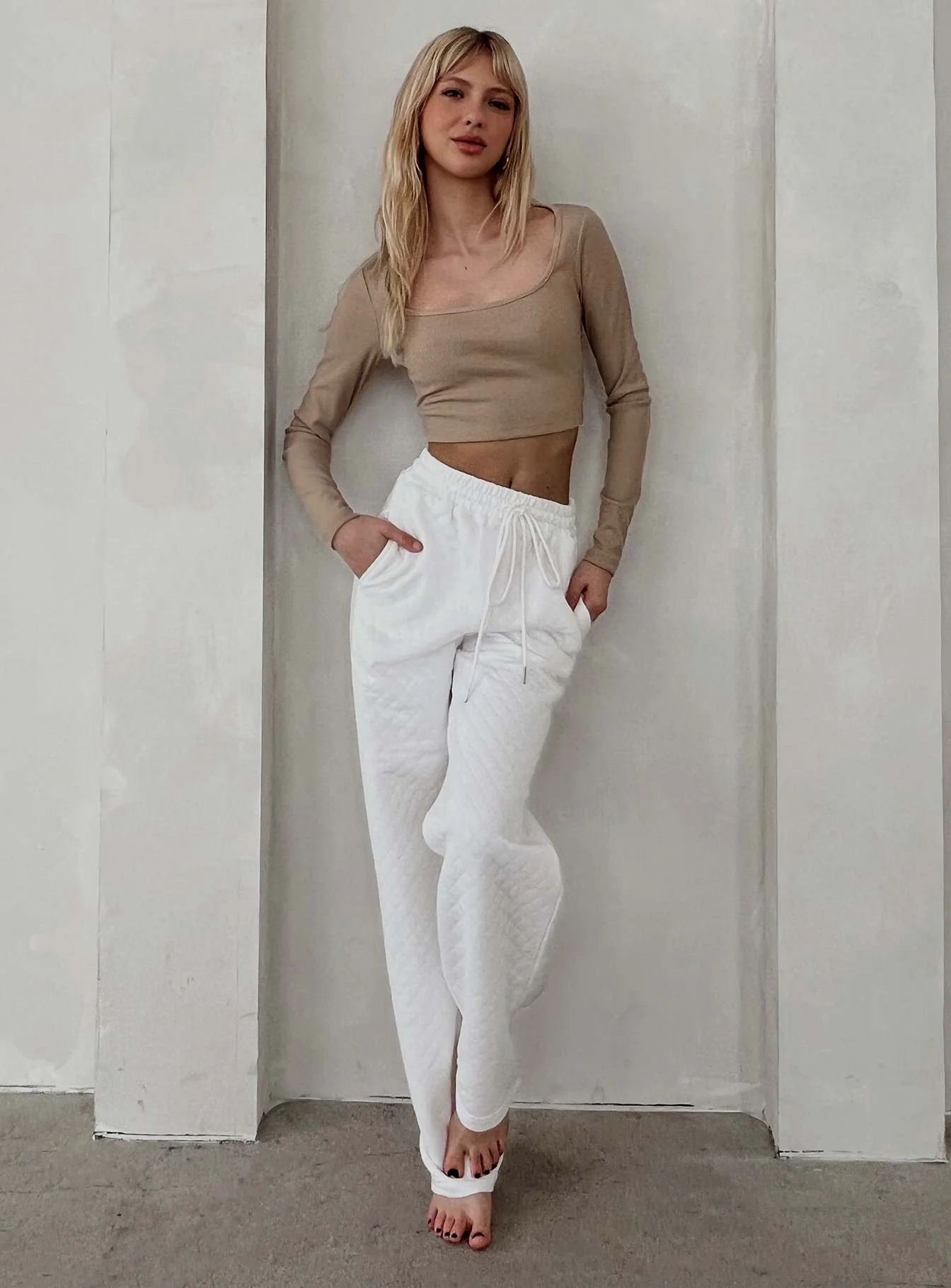 Connell Pants White