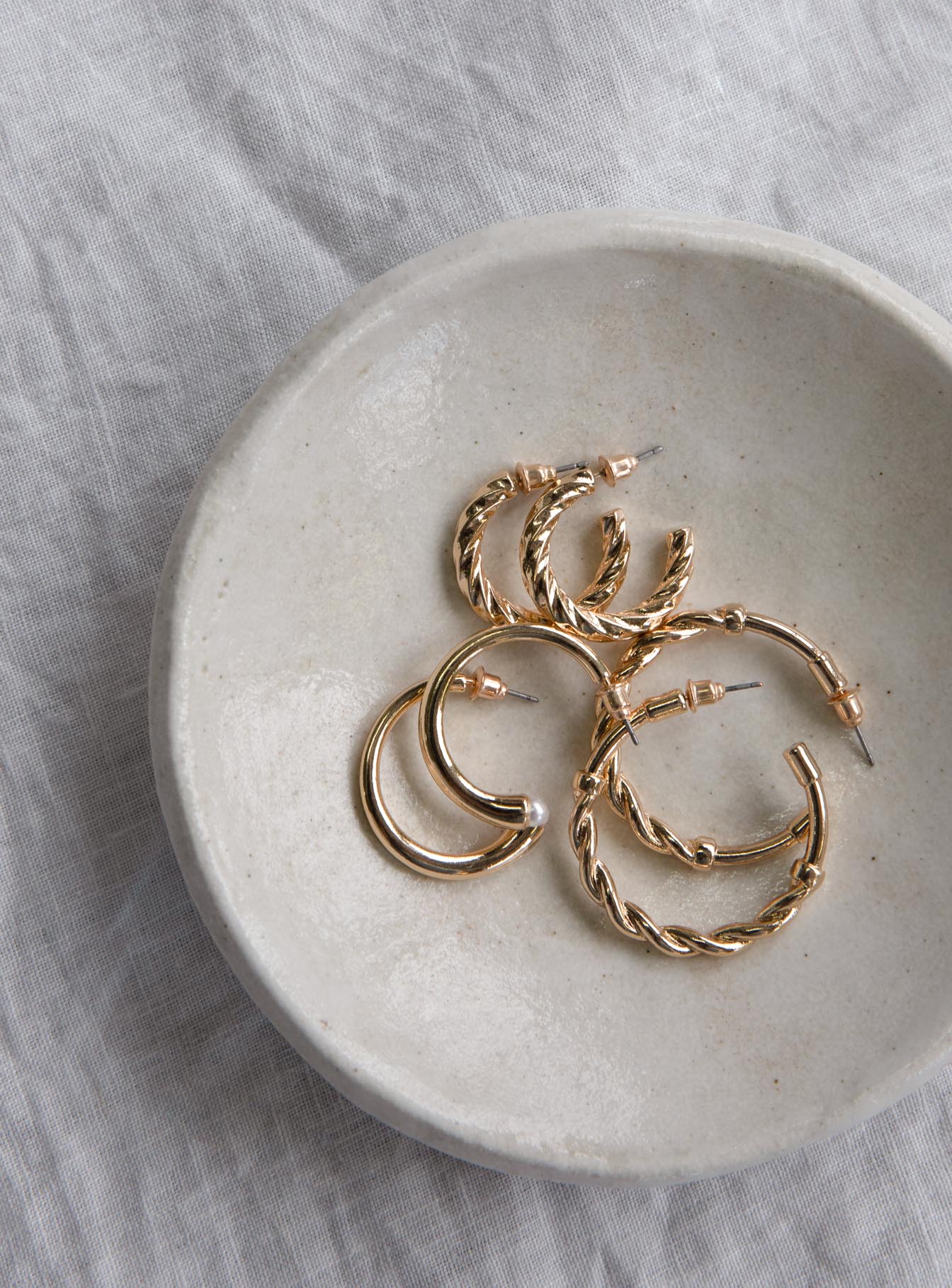 Flinders Earring Set Gold