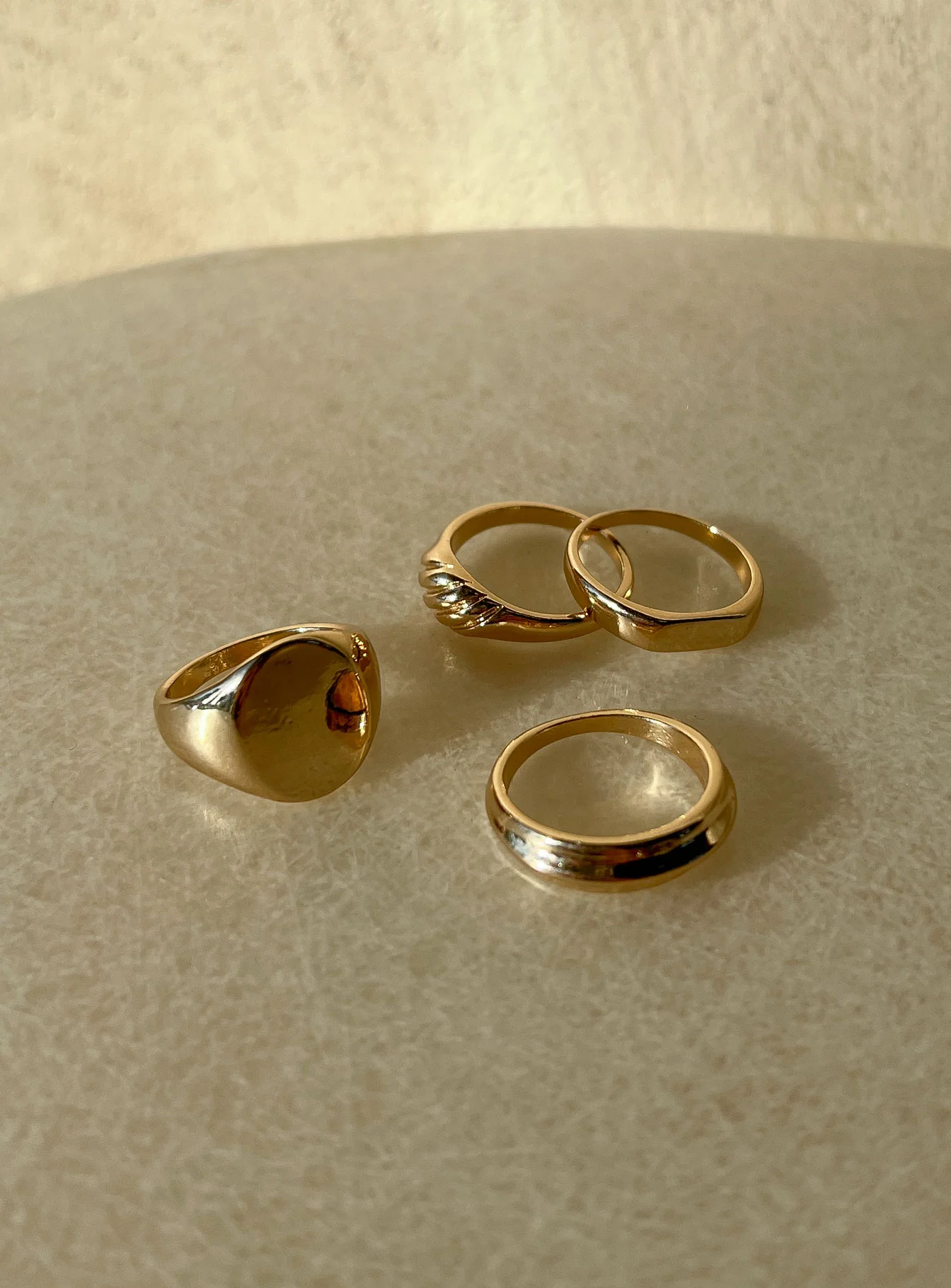 Voodoo Love Ring Set Gold Eco