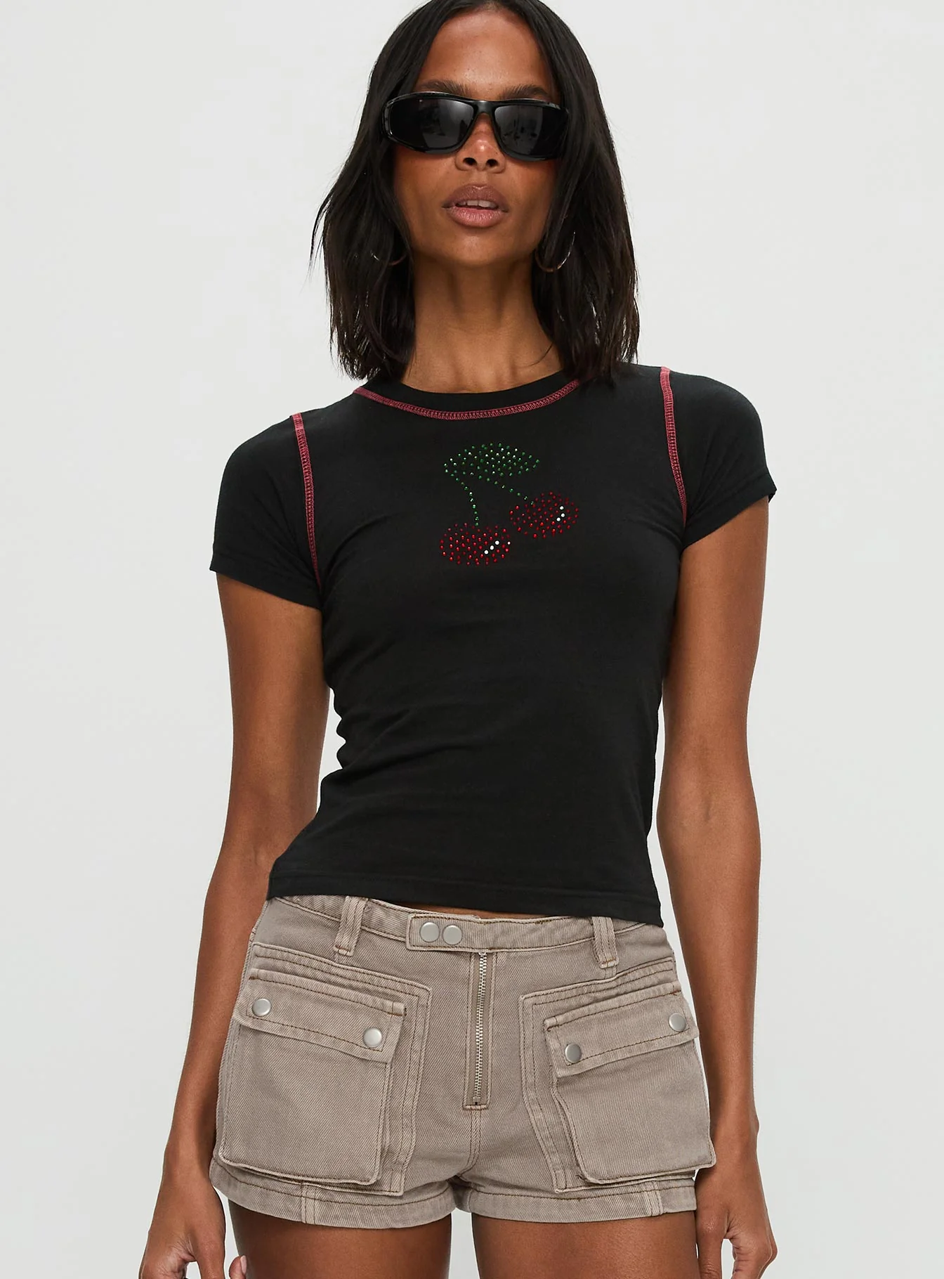 Cherrie Kisses Top Black