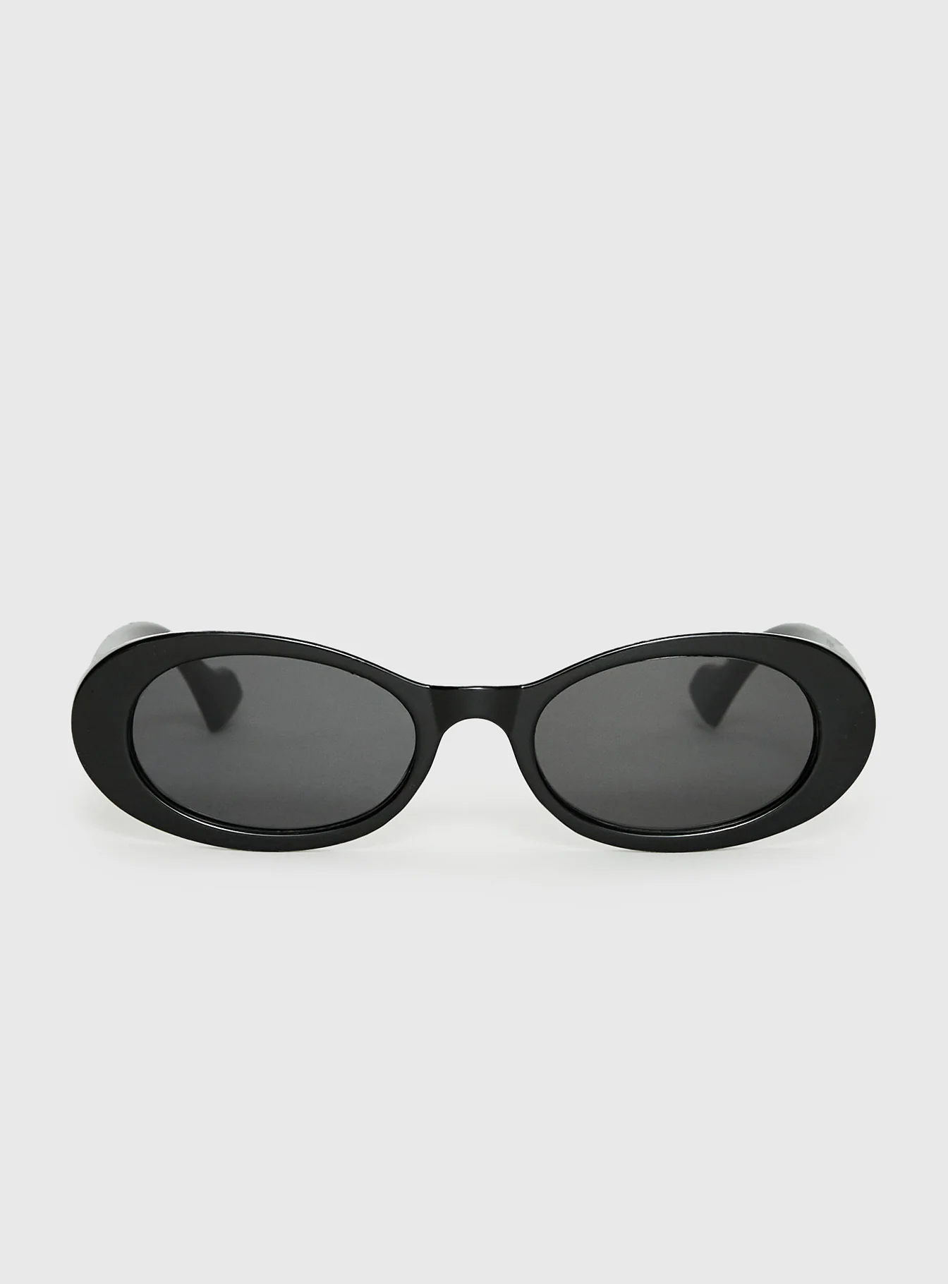 Runaway Baby Oval Sunglasses Black