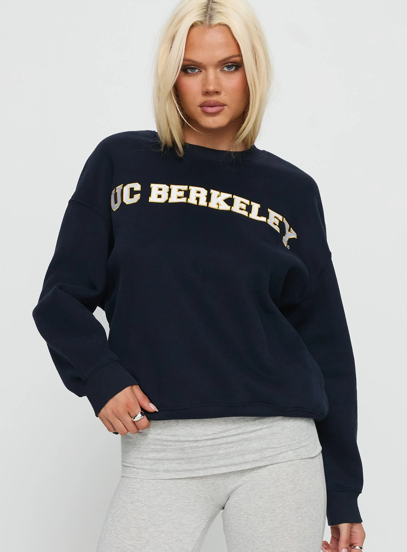 UC Berkeley Offside Crewneck Sweatshirt Navy